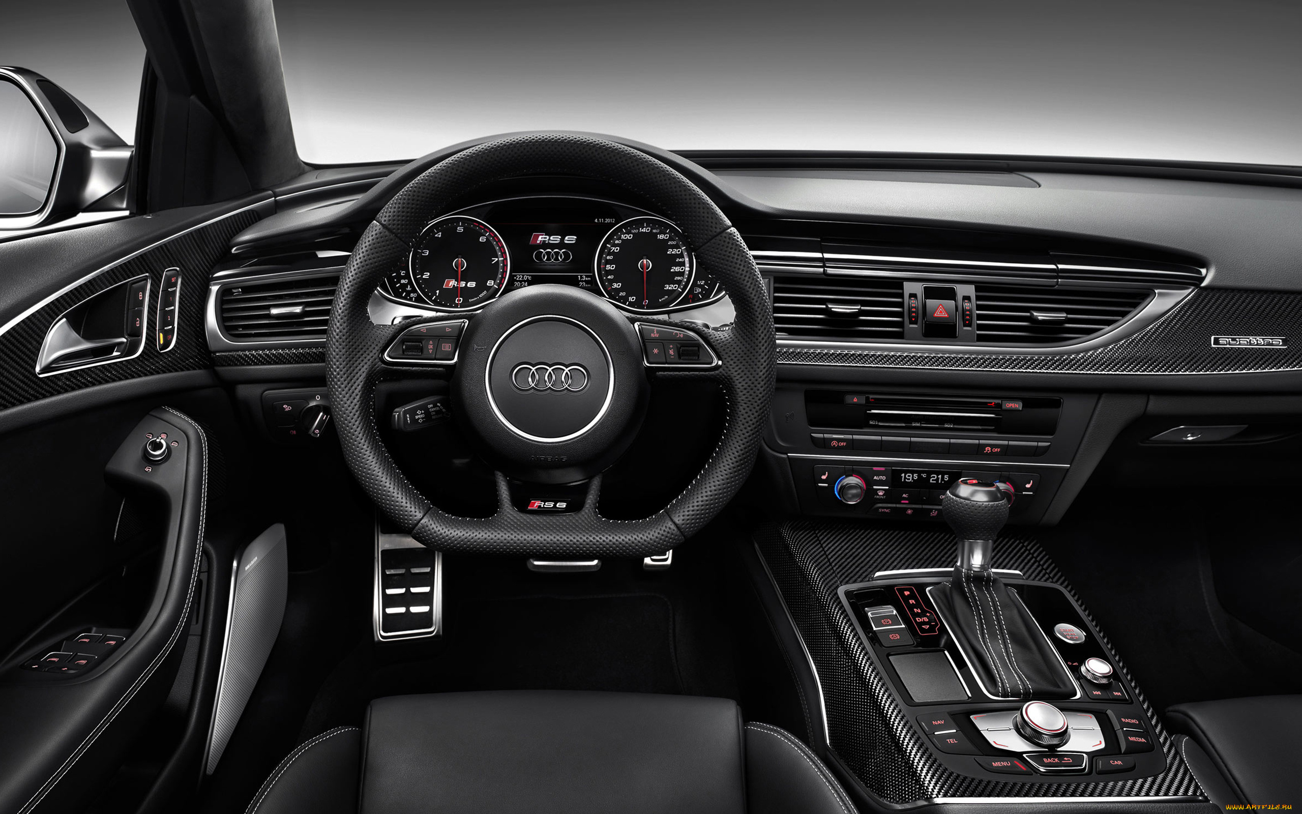 автомобили, спидометры, торпедо, audi, rs6, avant