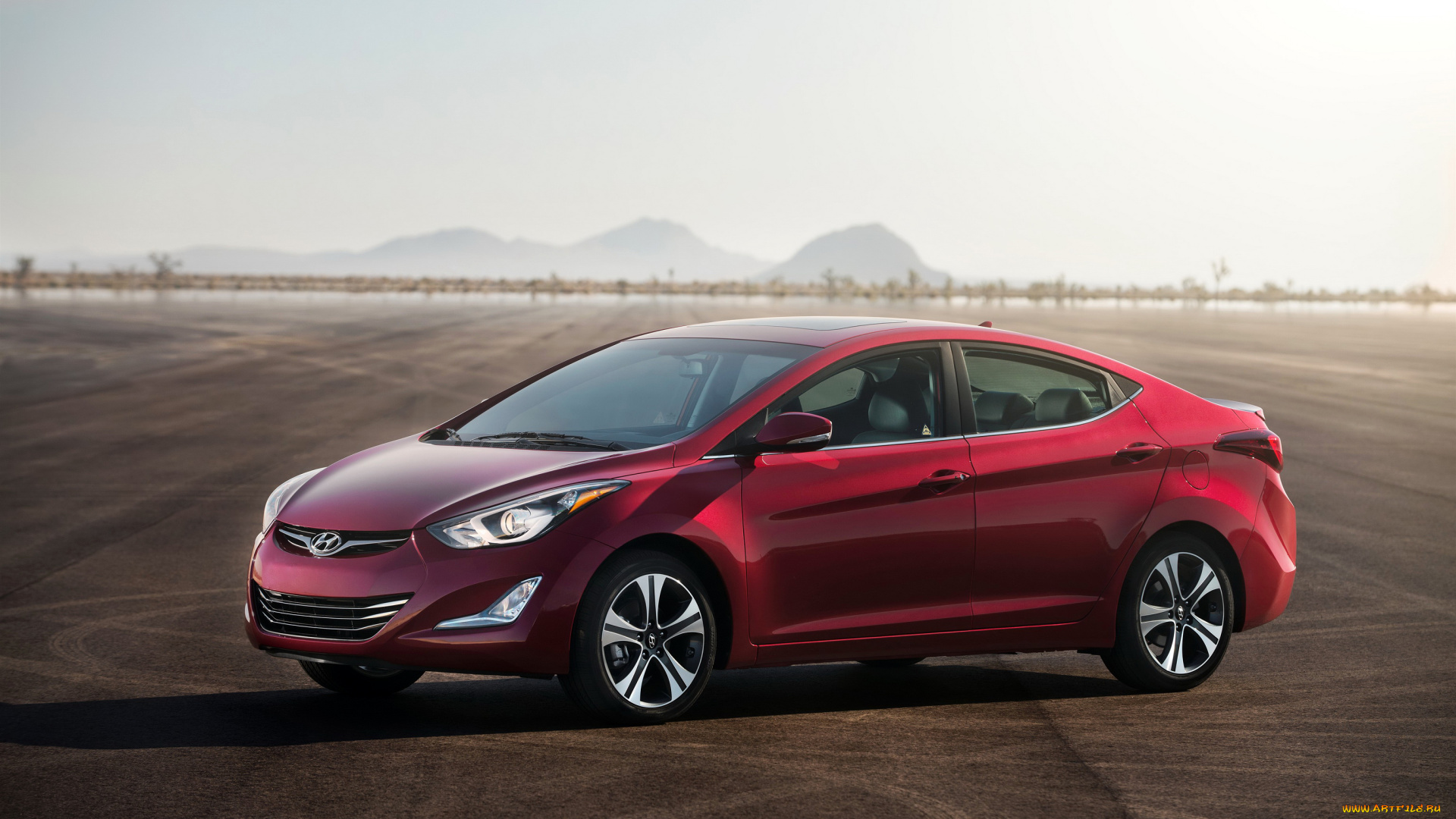 2014, hyunda, elantra, sedan, sport, автомобили, hyundai, красный, elantra, hyunda