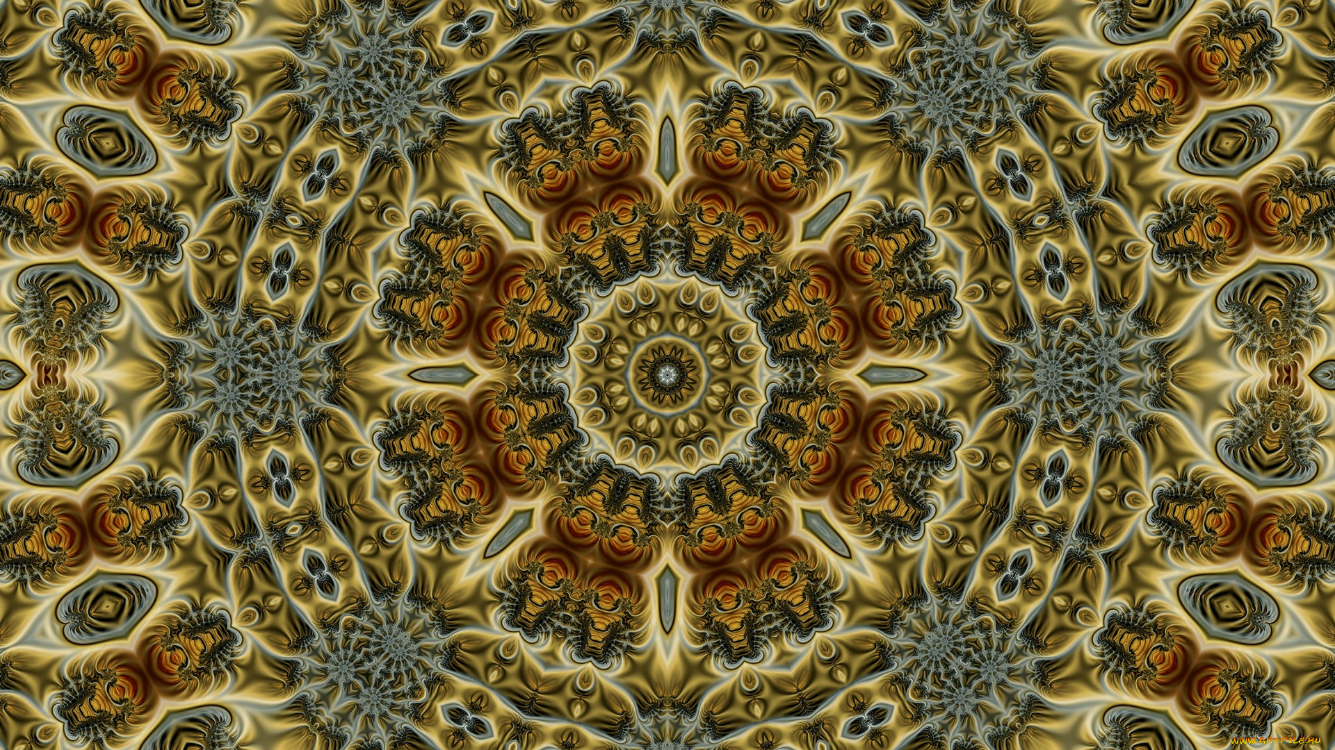 3д, графика, fractal, , фракталы, цвета, узор, фон