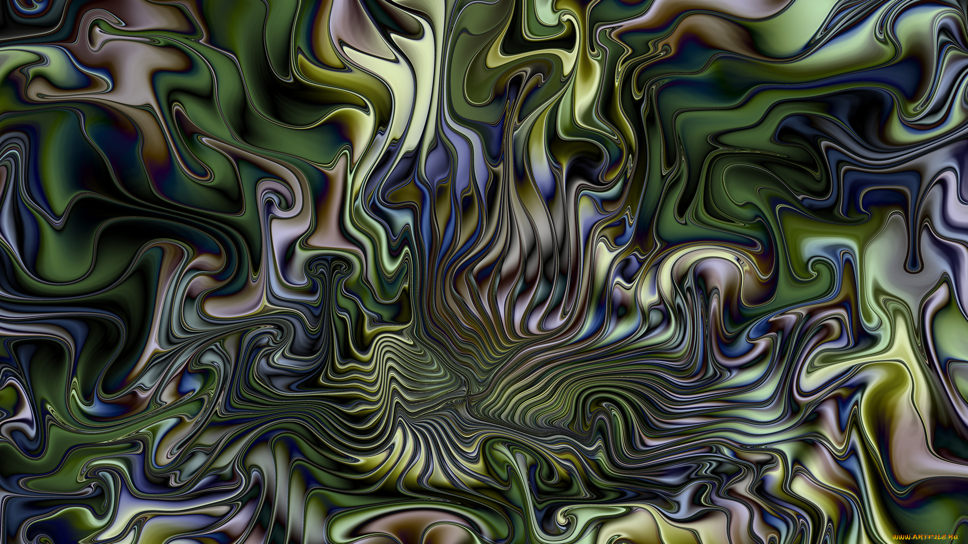 3д, графика, fractal, , фракталы, взгляд, девушка