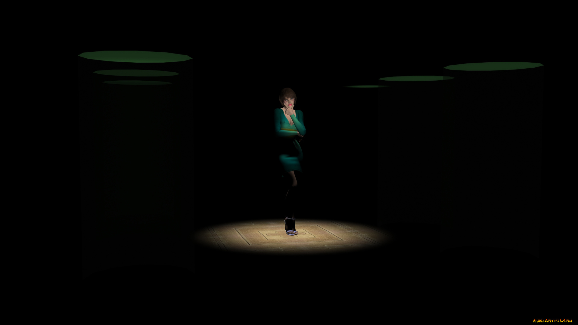 3д, графика, people, , люди, девушка, взгляд