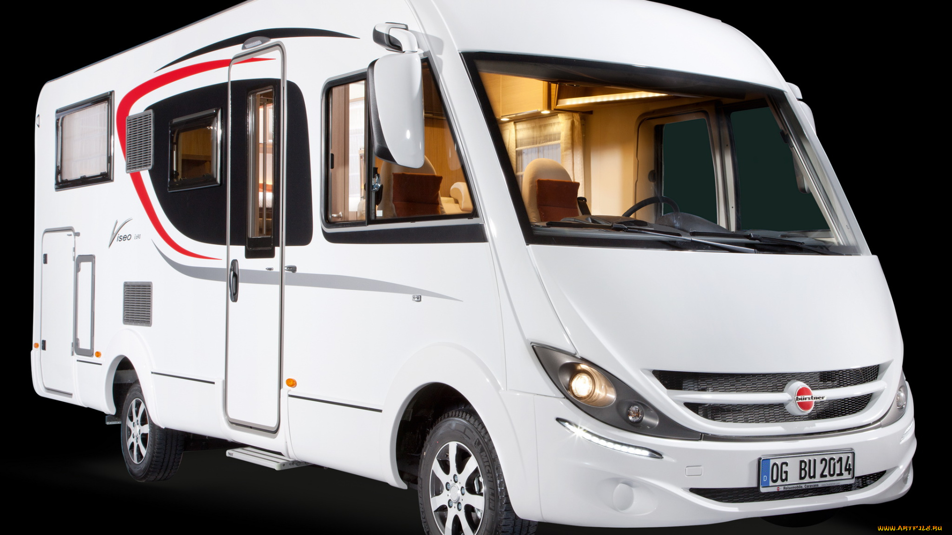 автомобили, дом, на, колёсах, burstner, viseo, 690, g, 2014