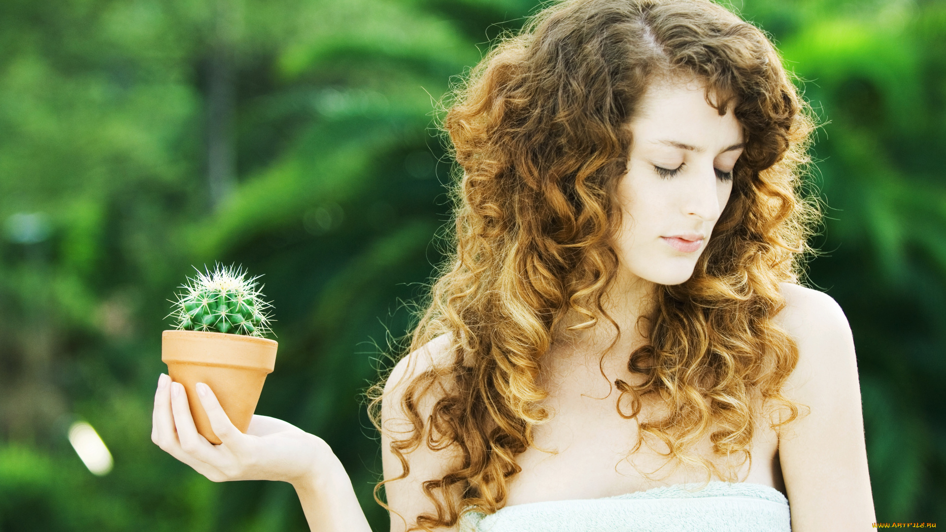 девушки, -unsort, , брюнетки, , шатенки, кактус