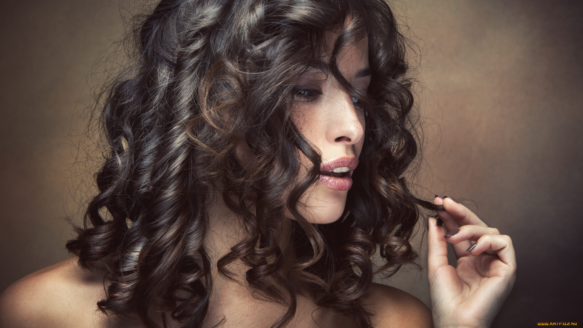 девушки, -unsort, , лица, , портреты, кудри