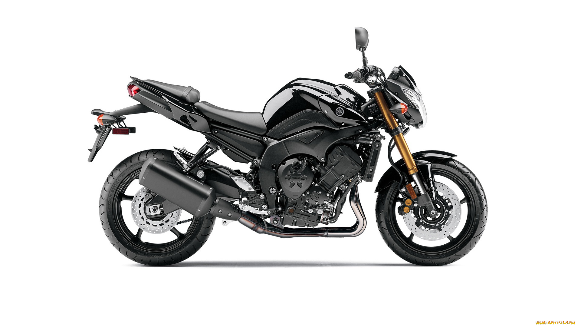 мотоциклы, yamaha, 2012, темный, fz8