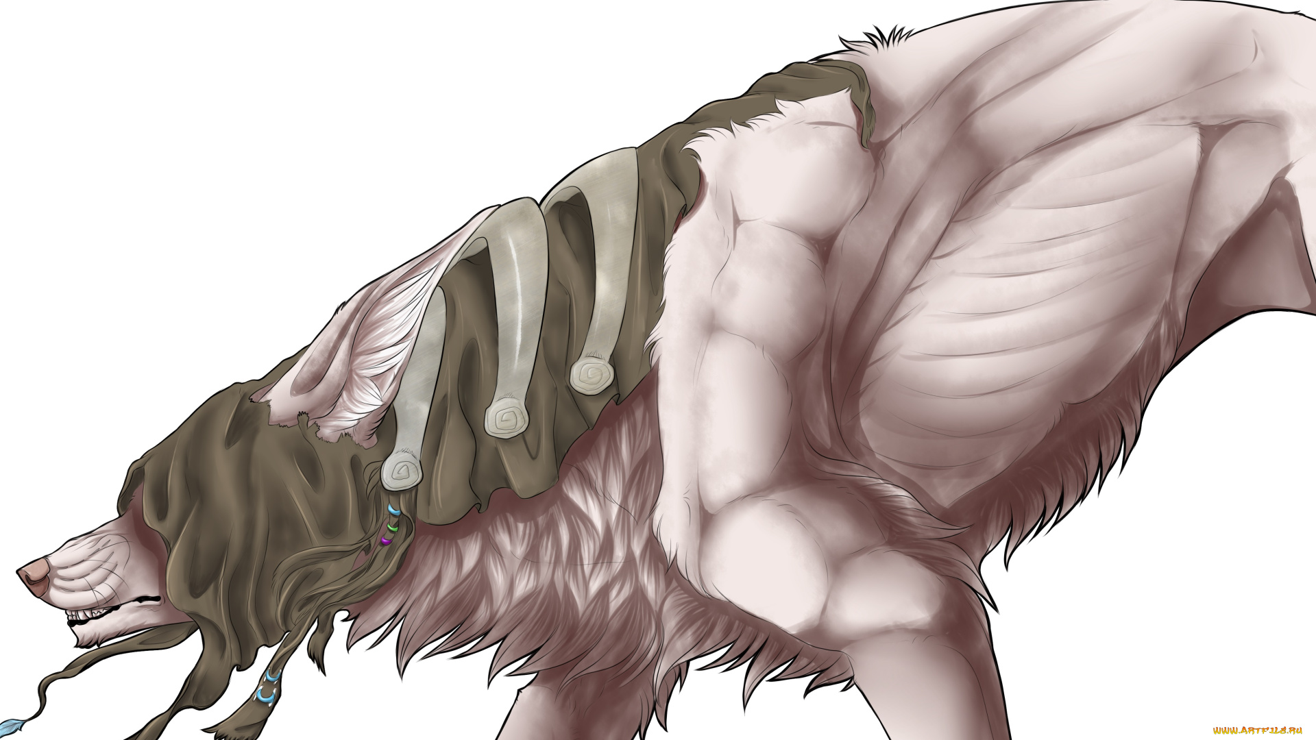 рисованные, животные, , сказочные, , мифические, собака