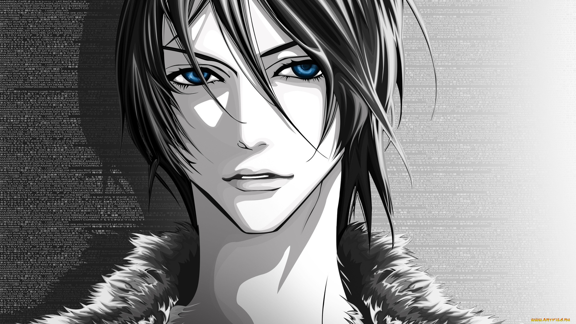 zero, on, akusaga, аниме, *unknown, , другое, парень, лицо, глаза, губы, волосы