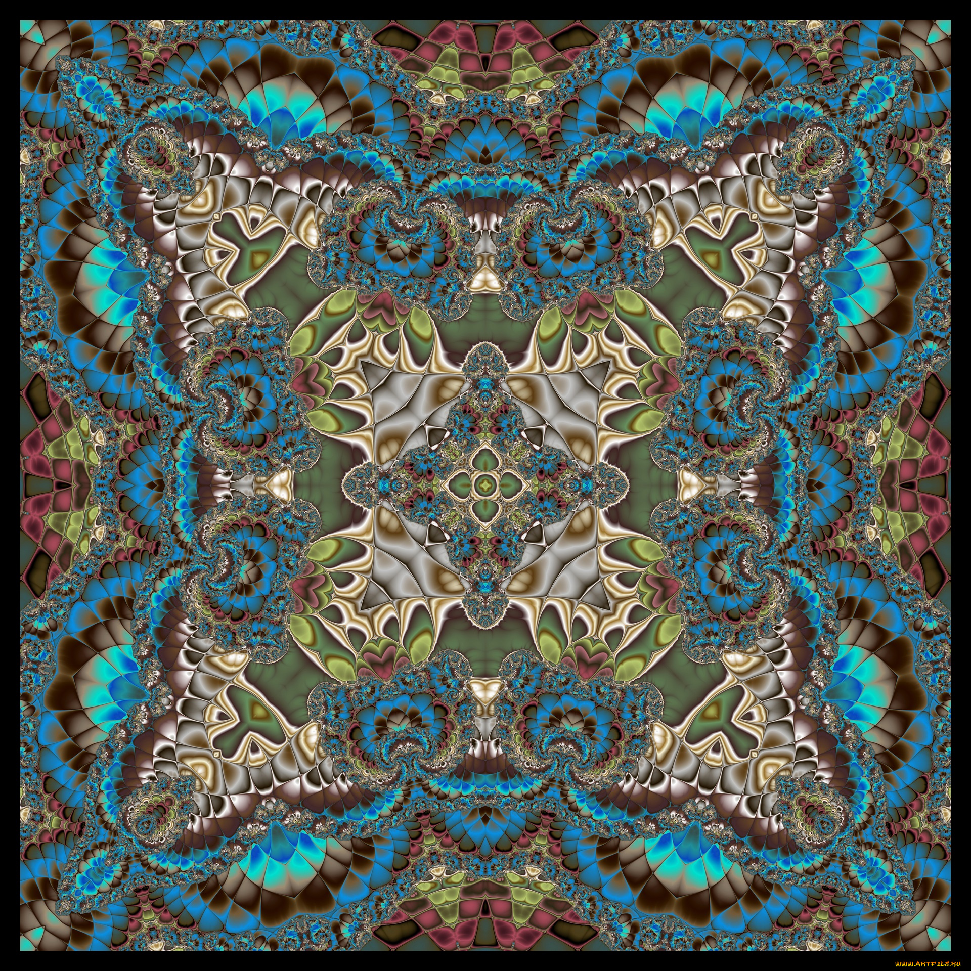 3д, графика, fractal, , фракталы, узор, цвета, фон