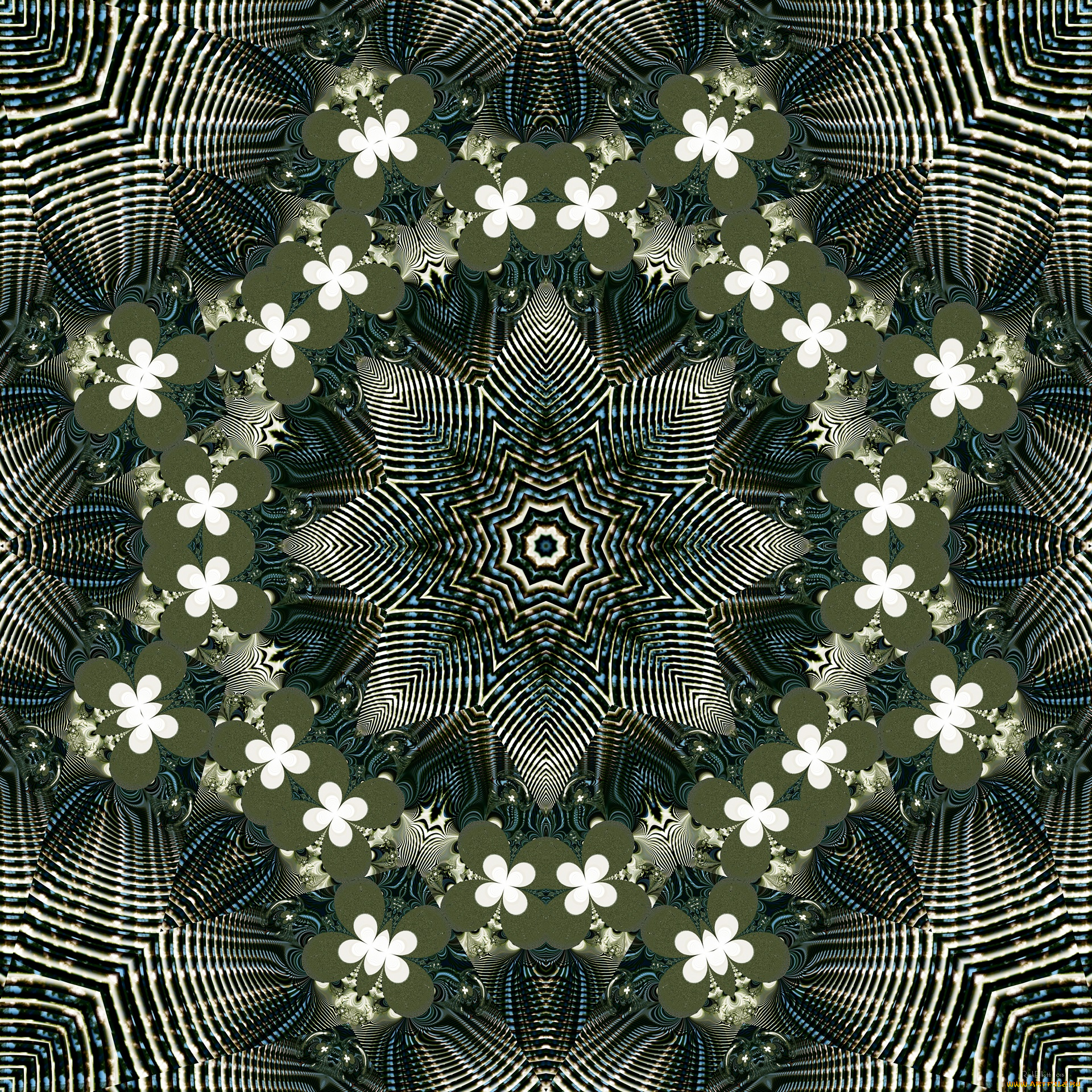 3д, графика, fractal, , фракталы, узор, фон, цвета