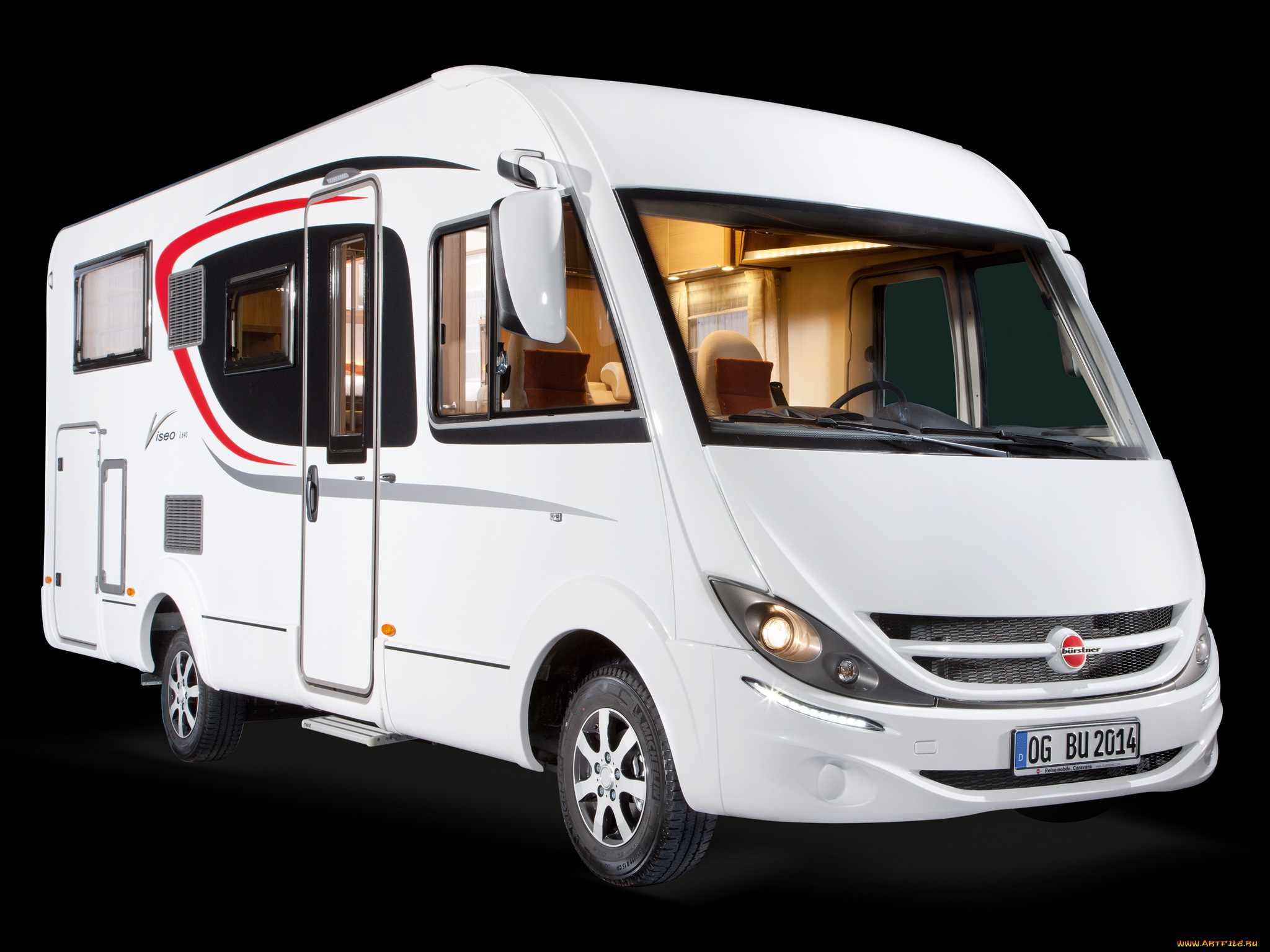 автомобили, дом, на, колёсах, burstner, viseo, 690, g, 2014