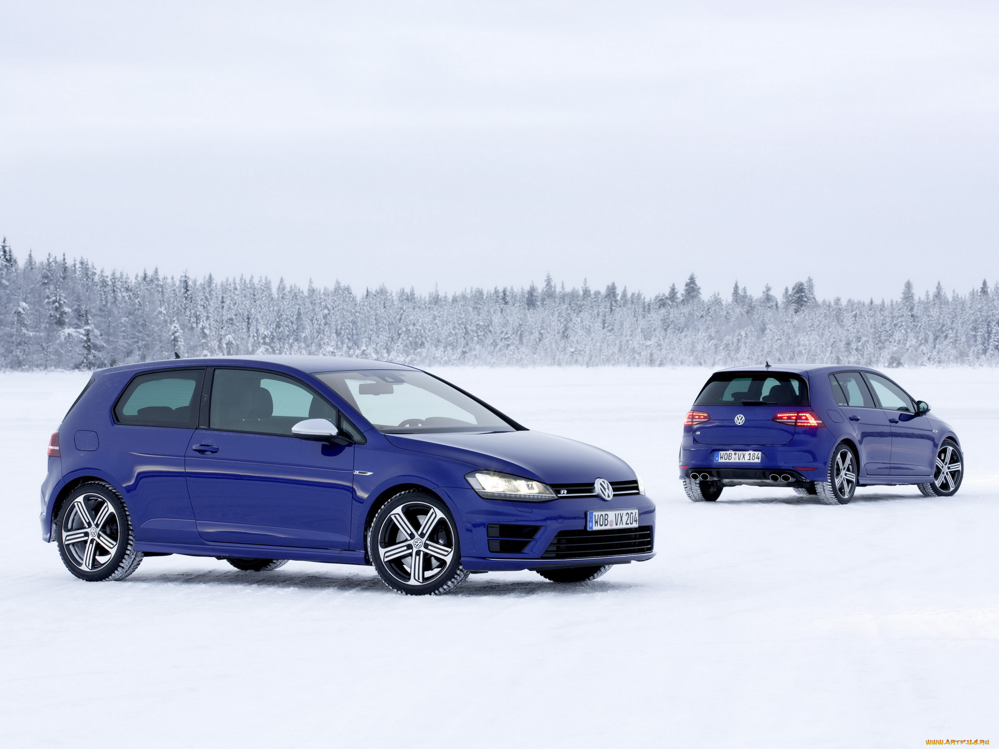 автомобили, volkswagen, volkswage, golf, r, 3-door, typ, 5g, 2013, синий
