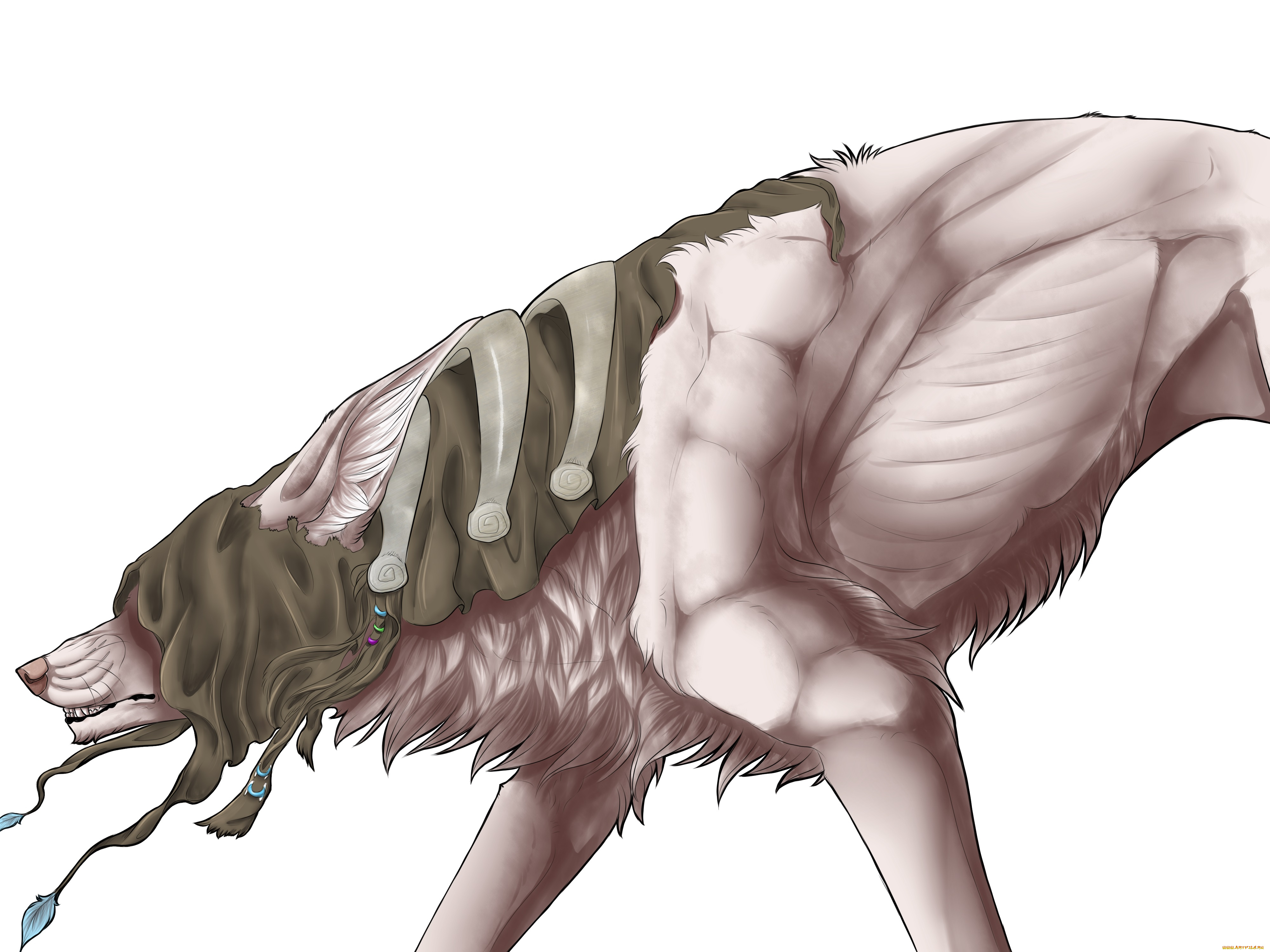 рисованные, животные, , сказочные, , мифические, собака