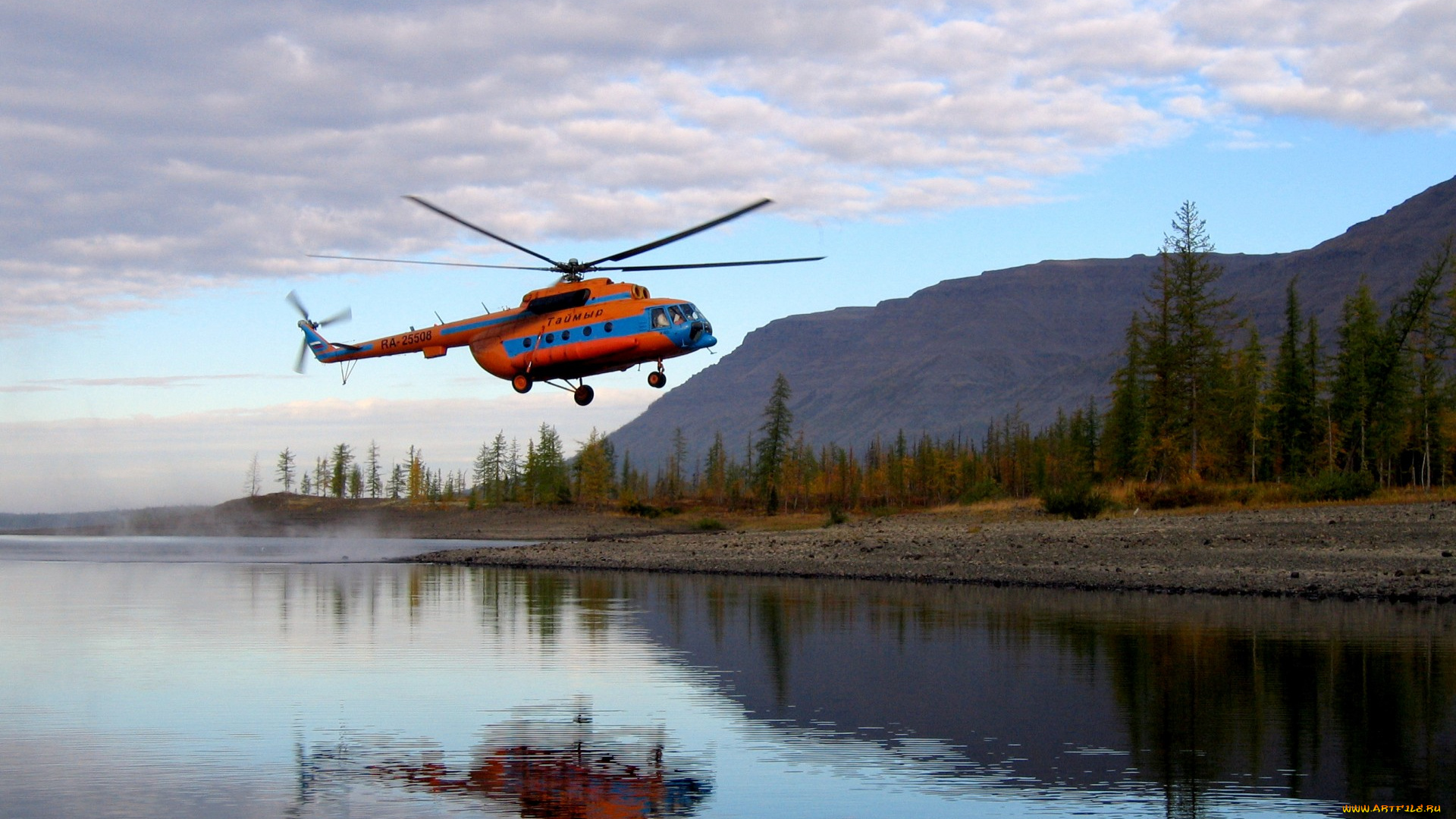 авиация, вертолёты, тайга