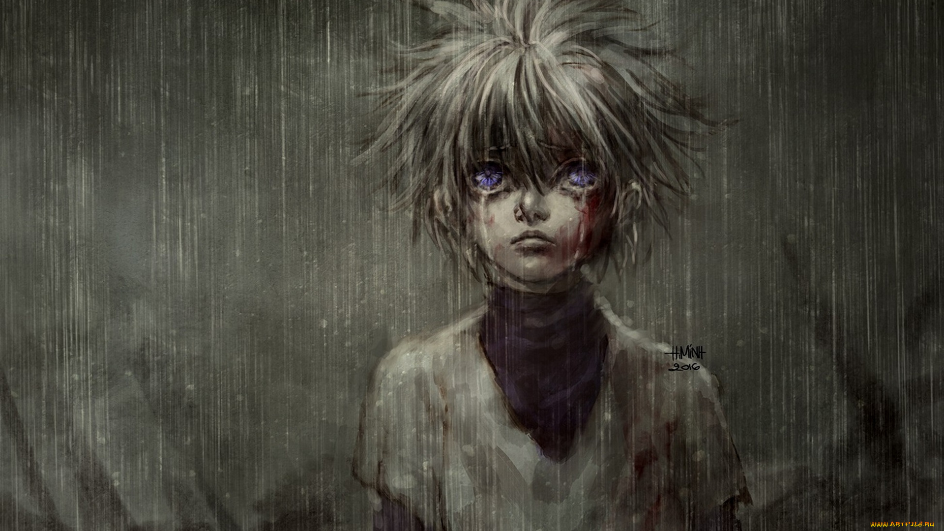 аниме, hunter, x, hunter, арт, киллуа, золдик, мальчик