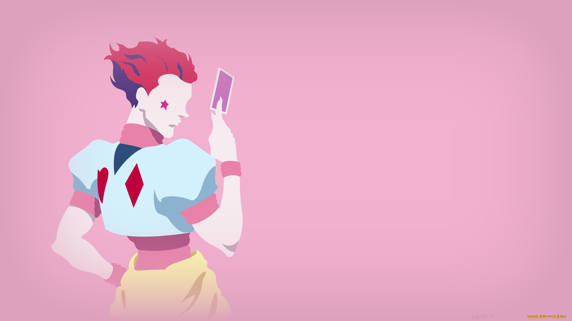 аниме, hunter, x, hunter, фон, вектор, хисока