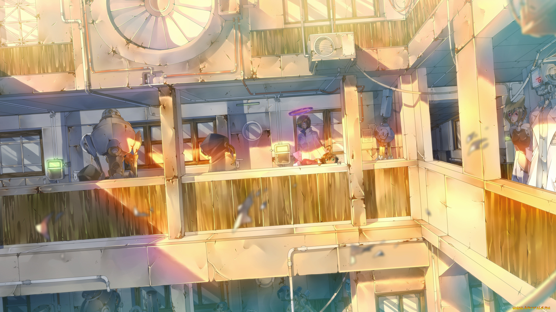 автор, , , sinlaire, аниме, оружие, , техника, , технологии, роботы, девушки, арт