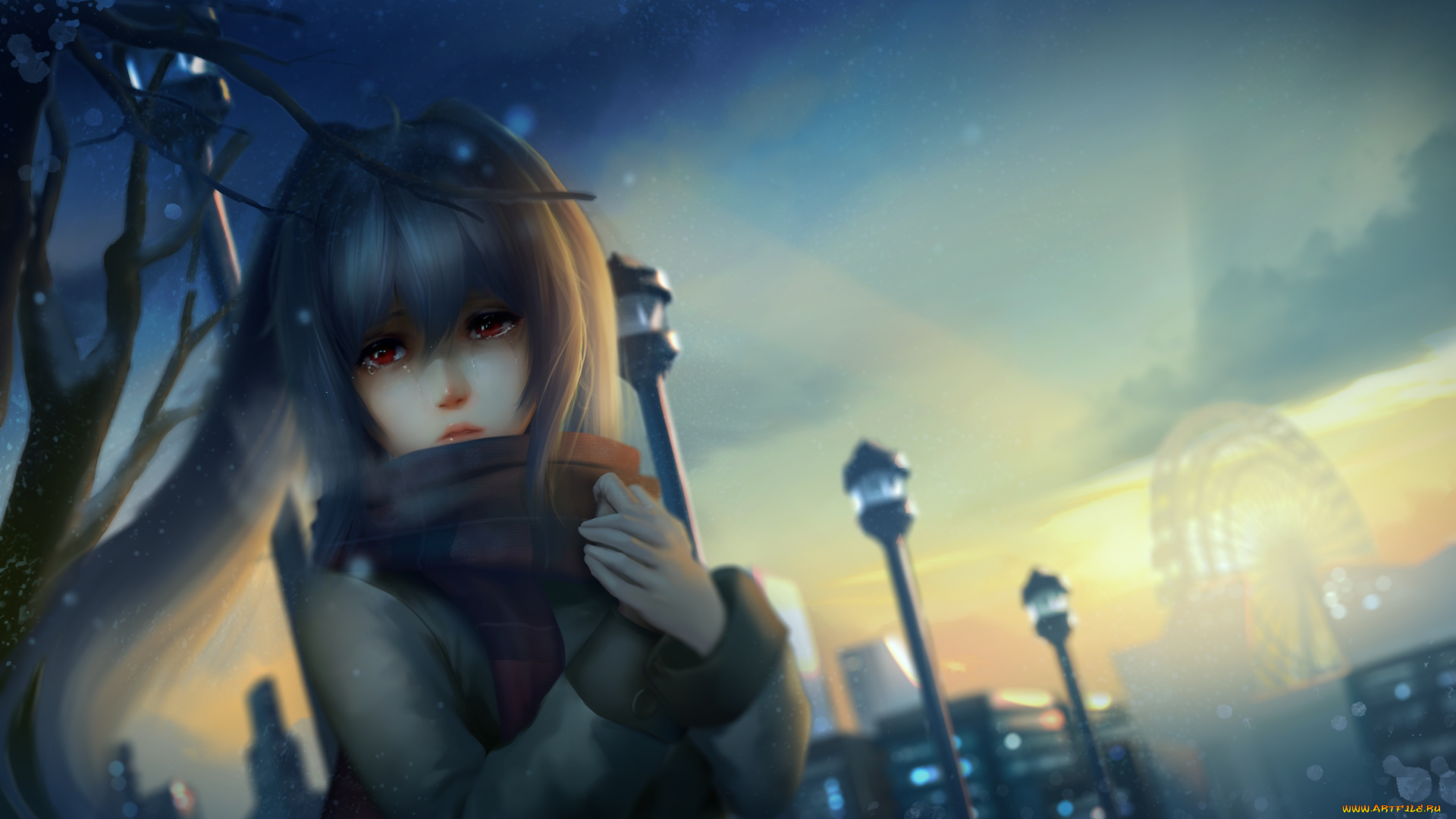 автор, , huykho192, аниме, plastic, memories, девушка, isla, plastic, memories, плачет