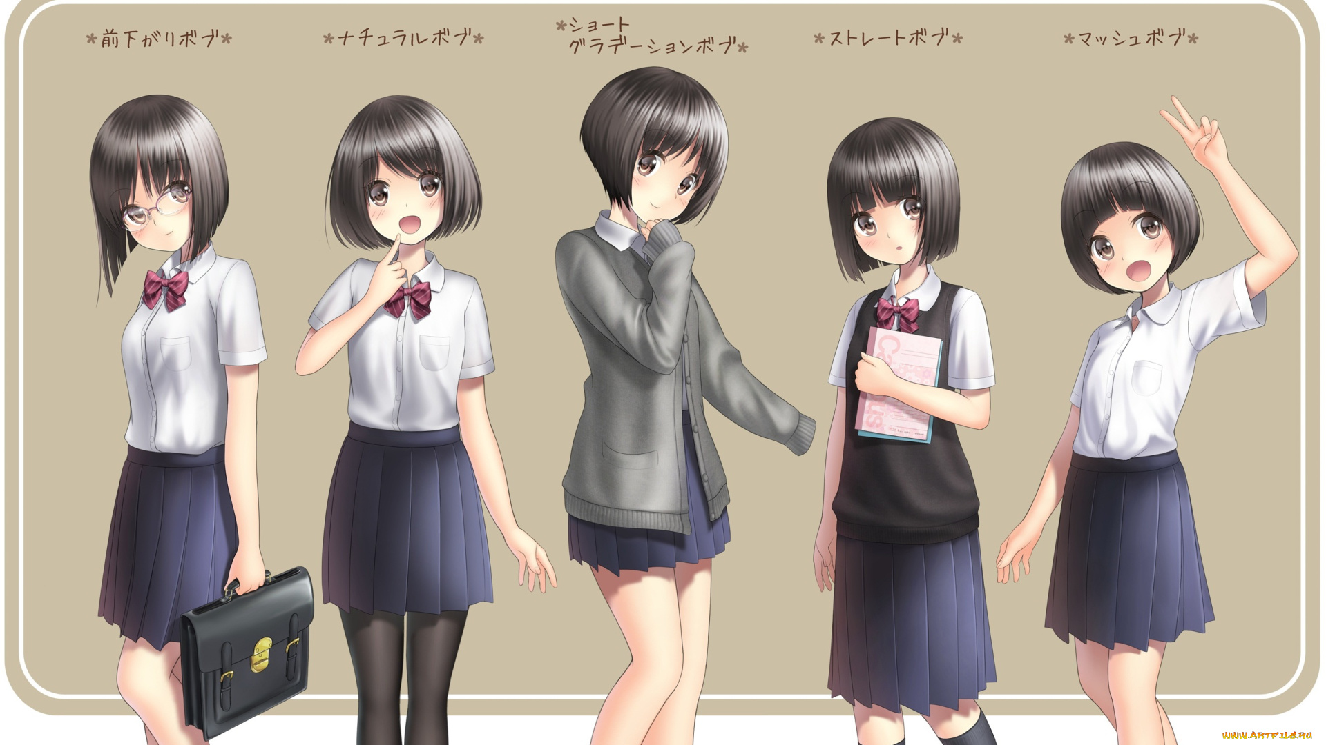 автор, , sarekoube, аниме, unknown, , другое, фон, арт, девушки