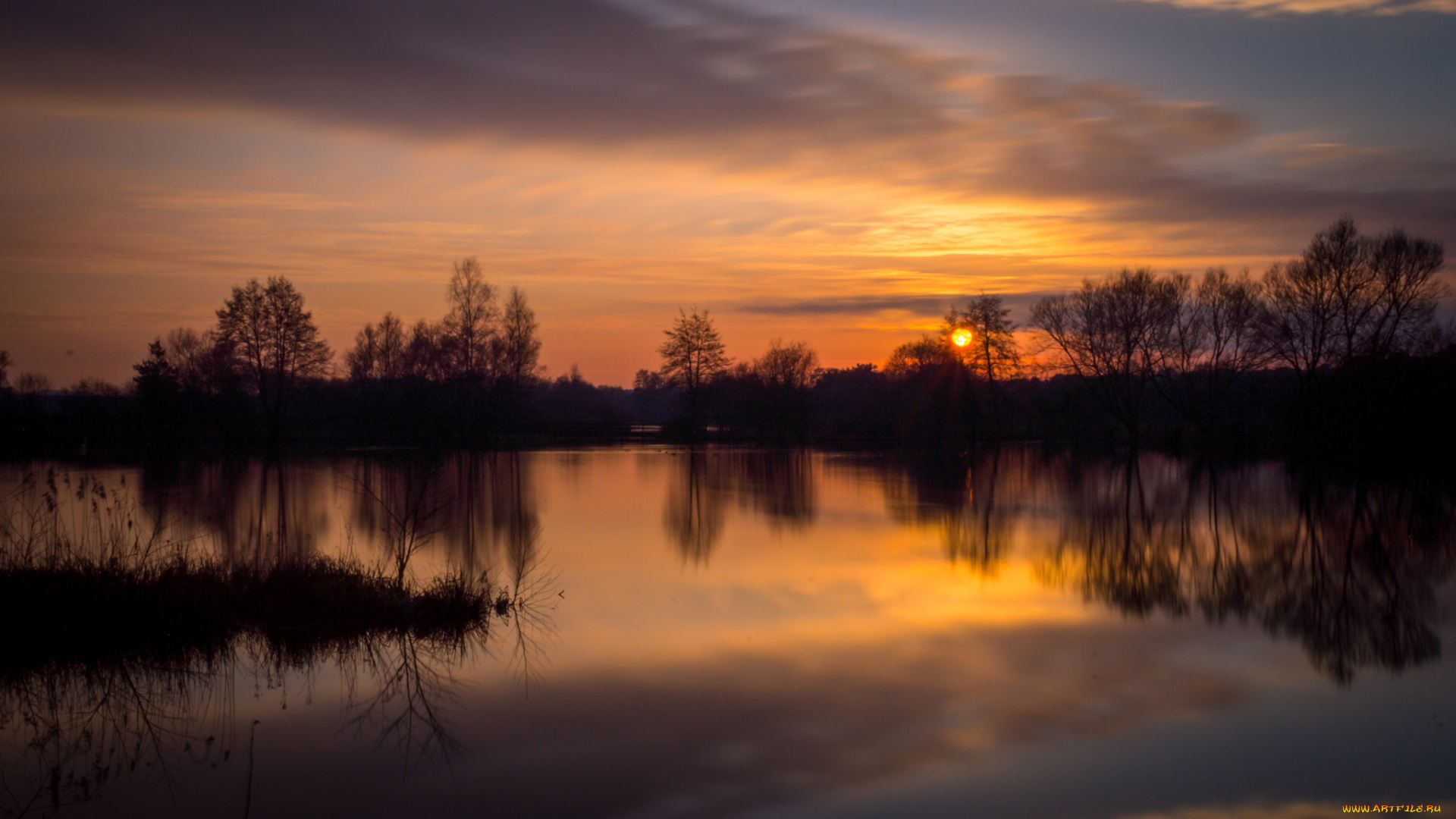 природа, восходы, закаты, закат