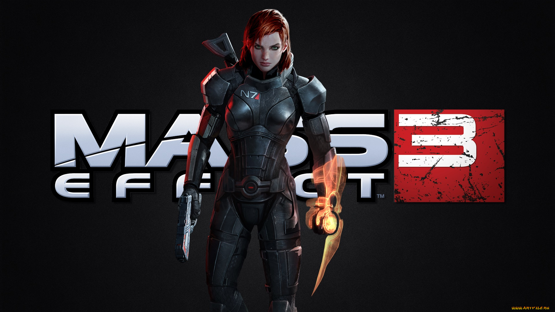 видео, игры, mass, effect, 3, персонаж