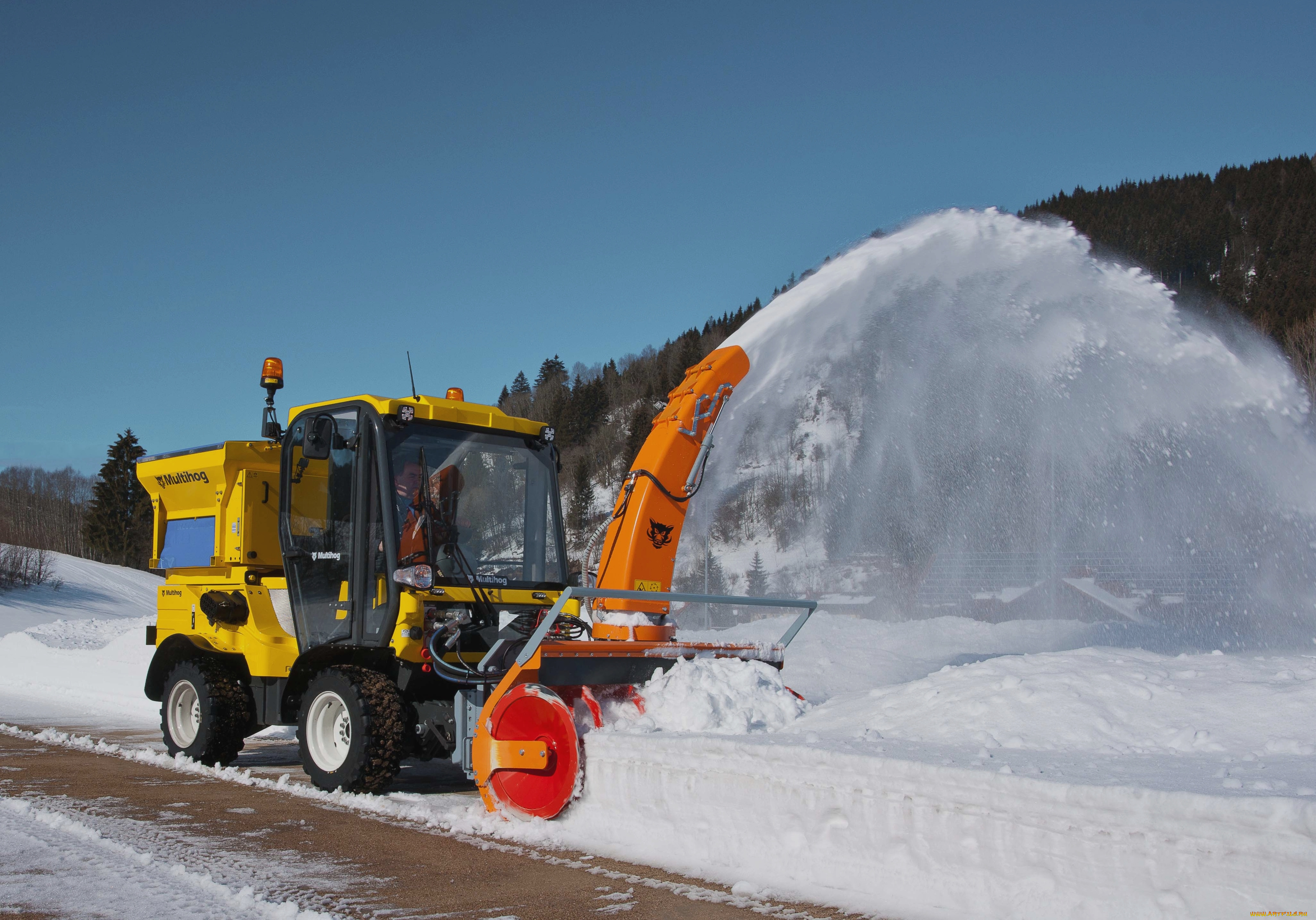 техника, снегоуборочная, техника, multihog