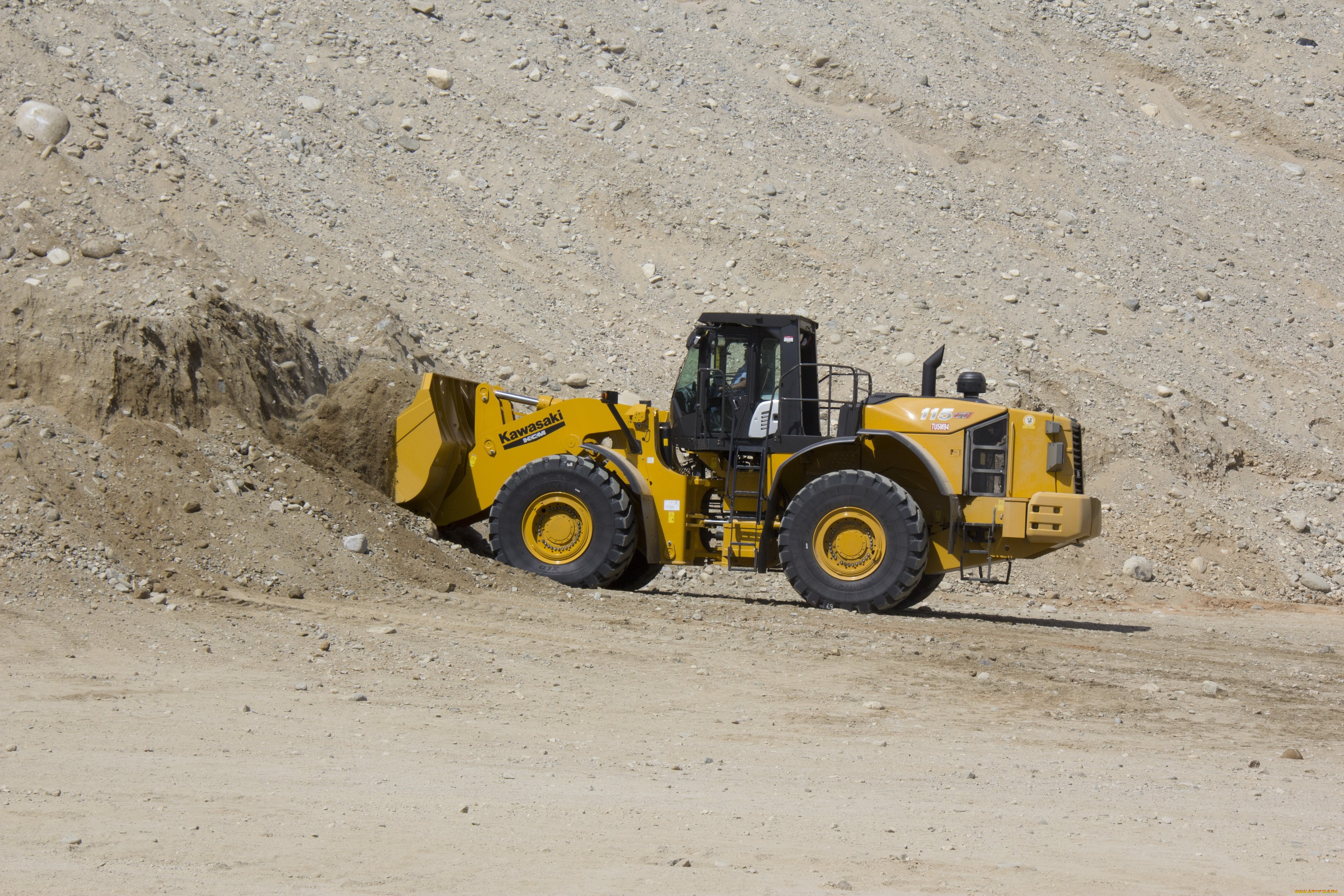 техника, фронтальные, погрузчики, kawasaki