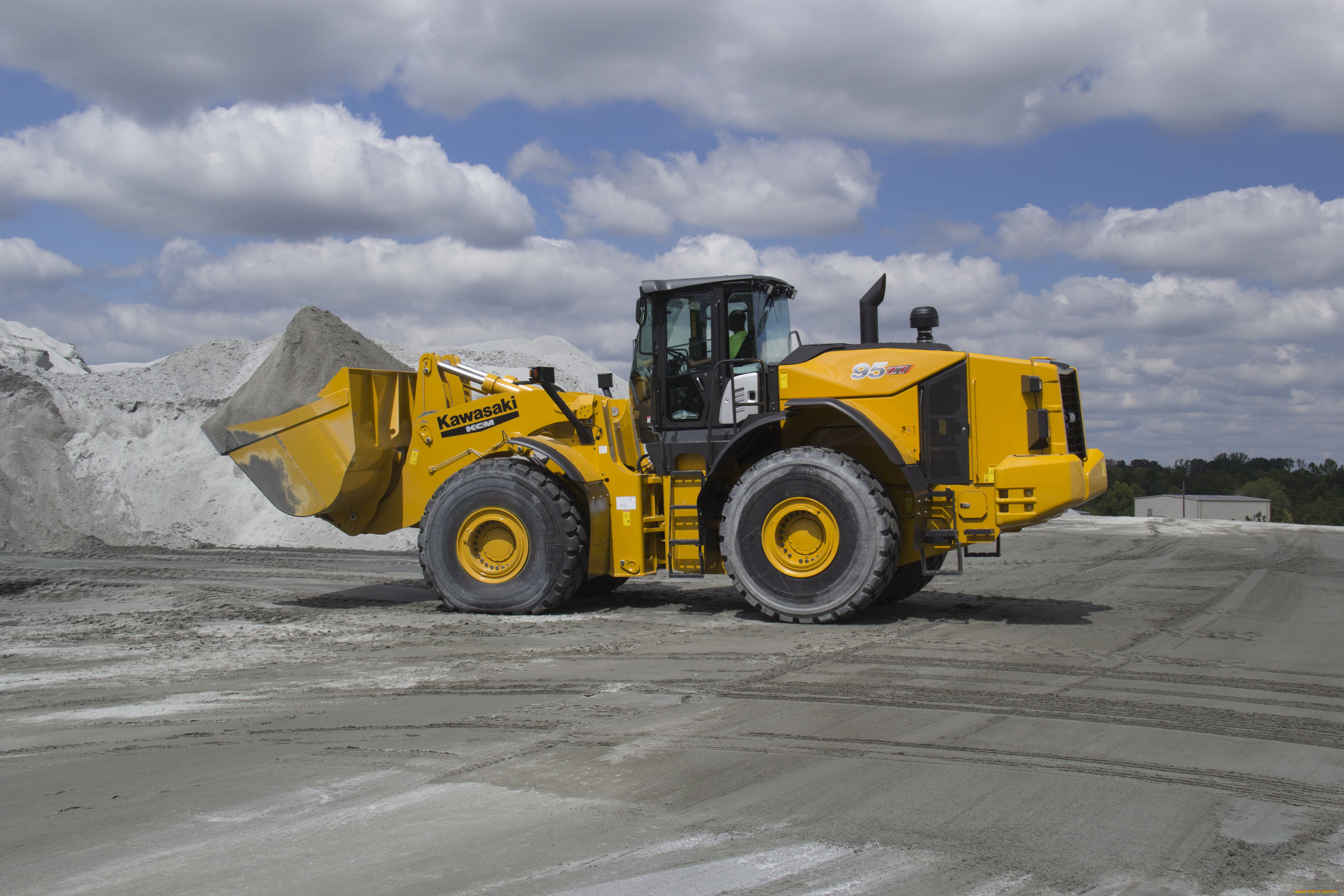 техника, фронтальные, погрузчики, kawasaki