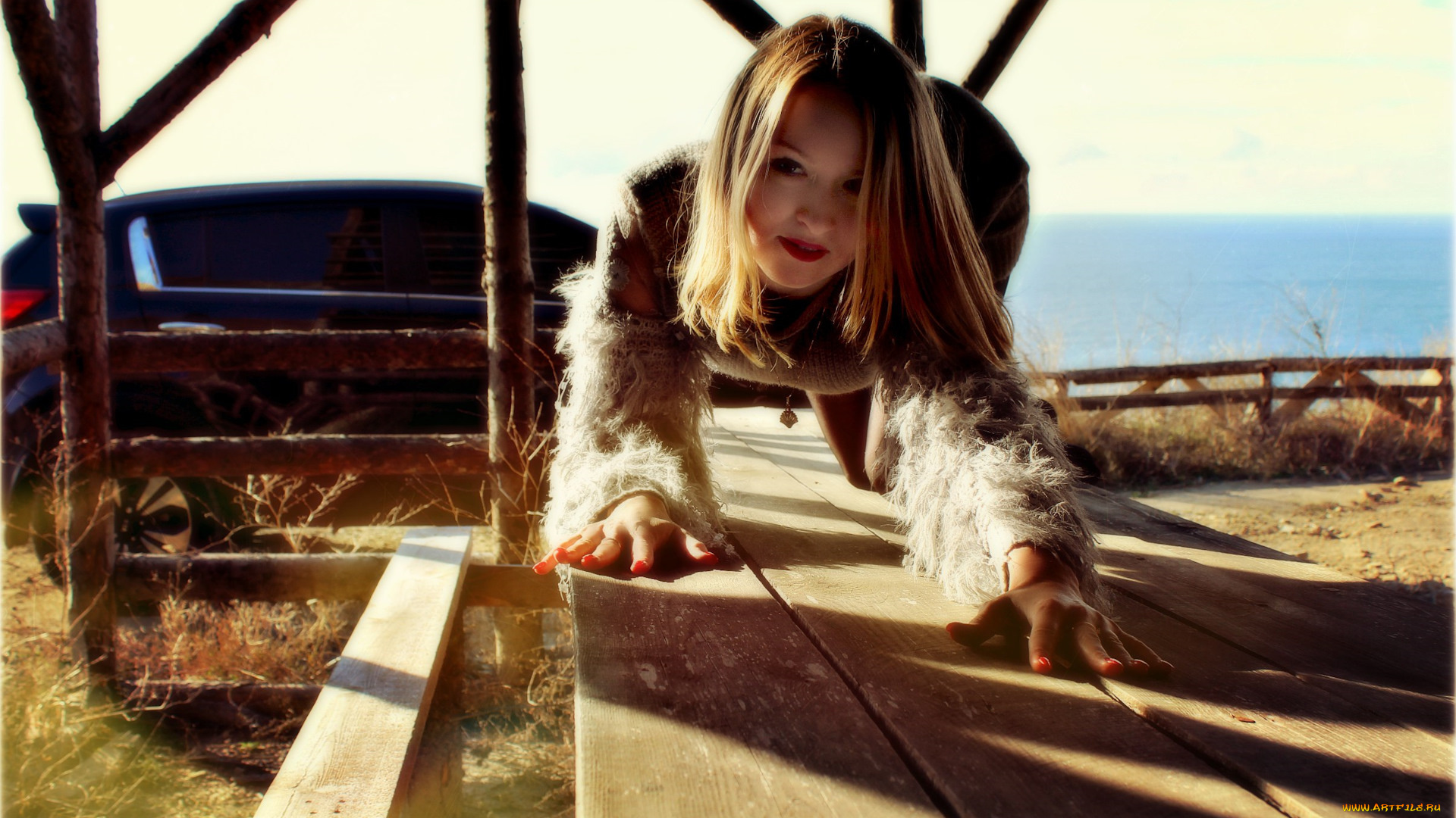 девушки, -unsort, , блондинки, , светловолосые, kia, sportage