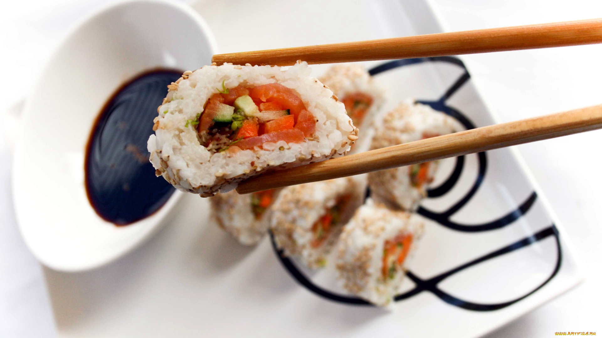 еда, рыба, , морепродукты, , суши, , роллы, роллы, кухня, японская, соус