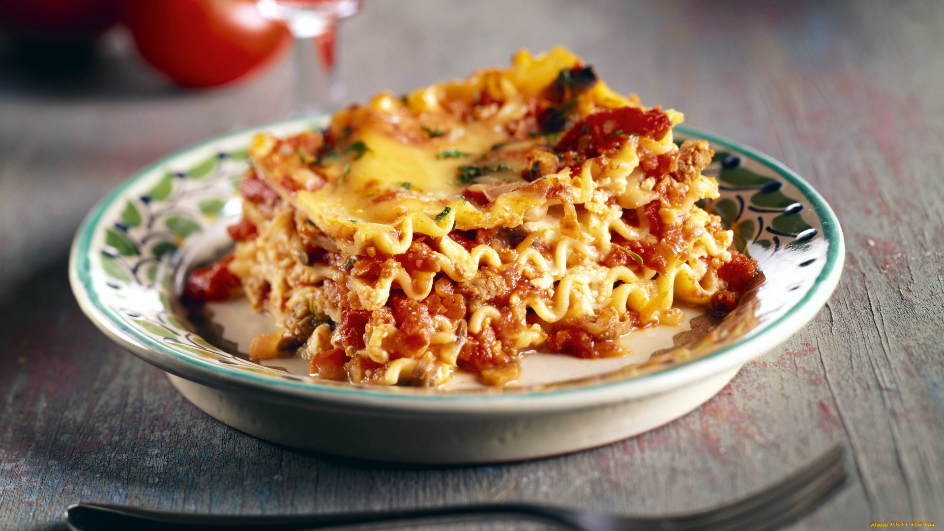 еда, вторые, блюда, лазанья