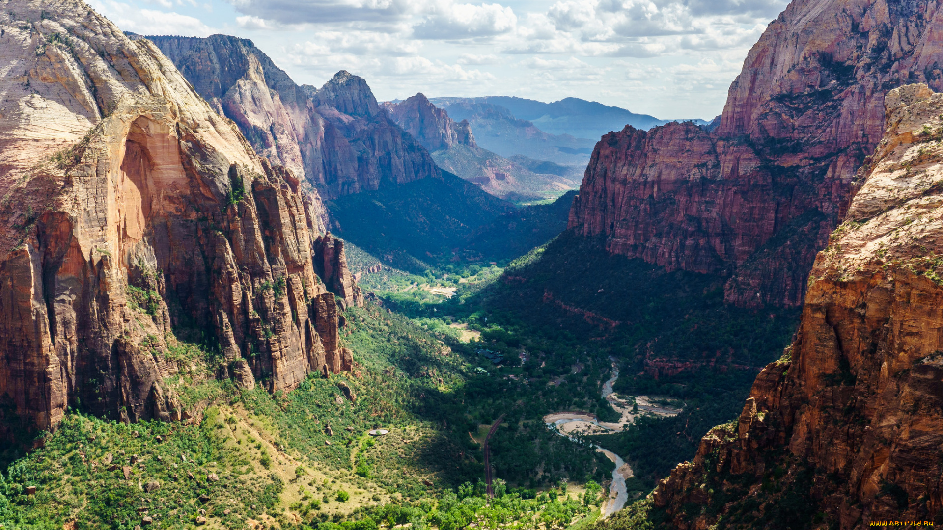 природа, горы, простор