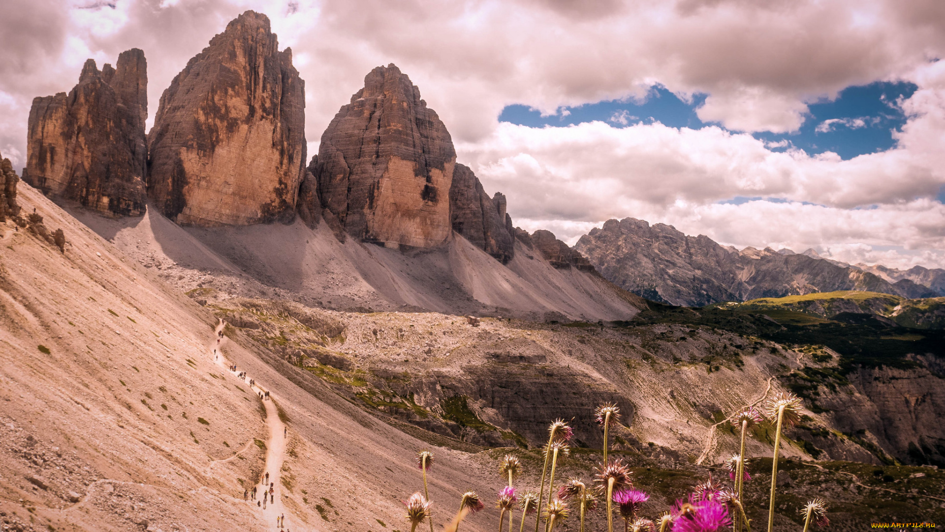 природа, горы, простор