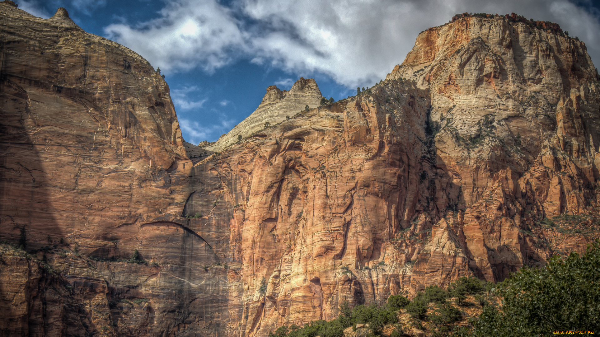 природа, горы, простор