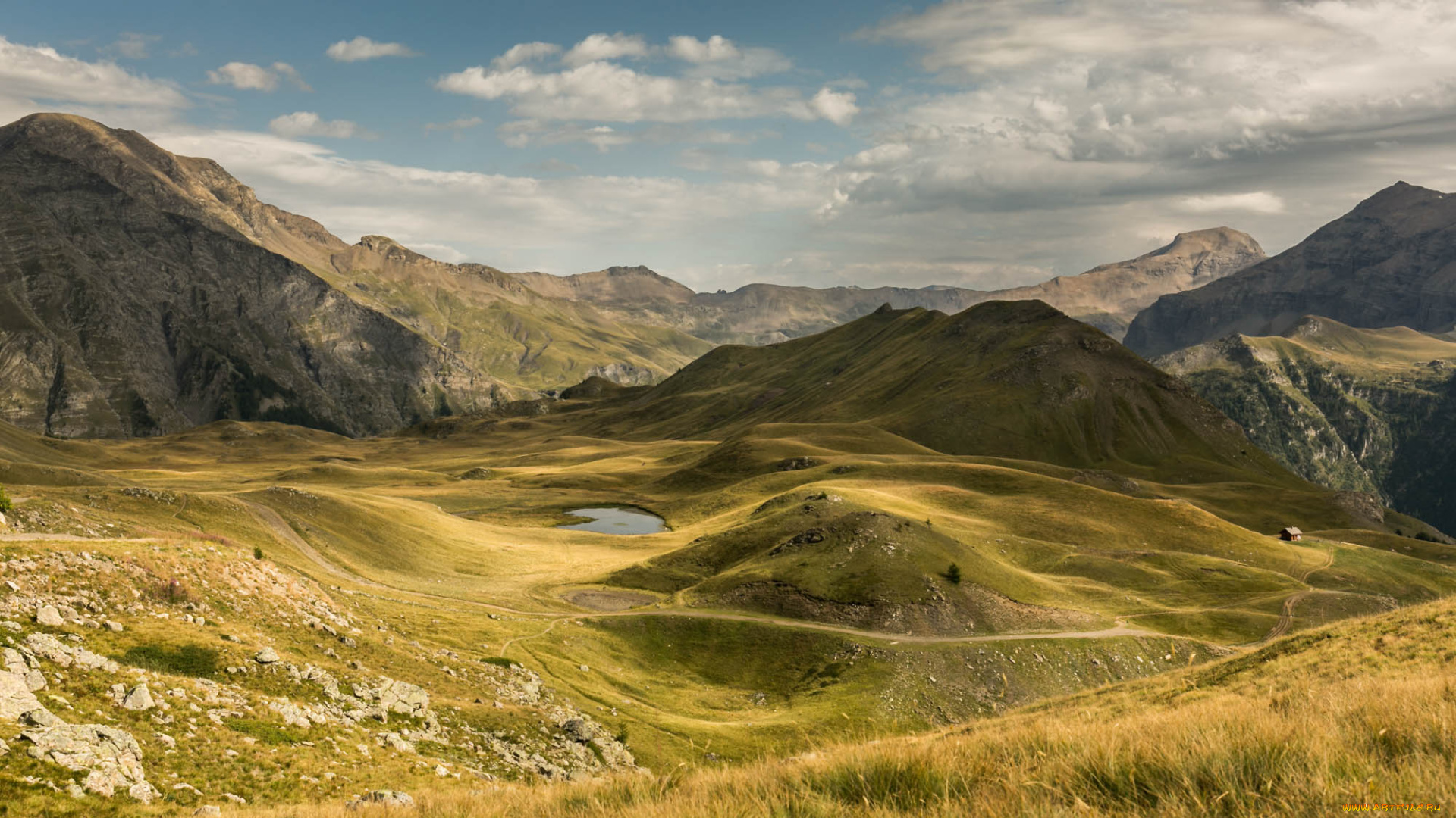 природа, горы, простор