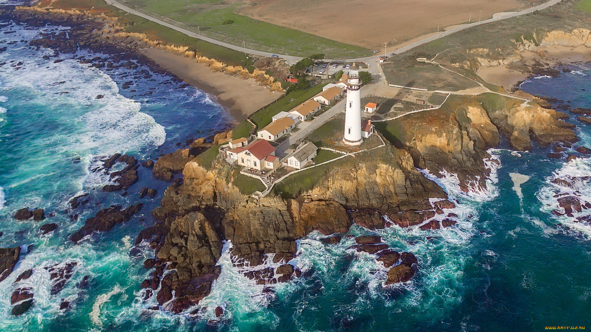 природа, маяки, простор
