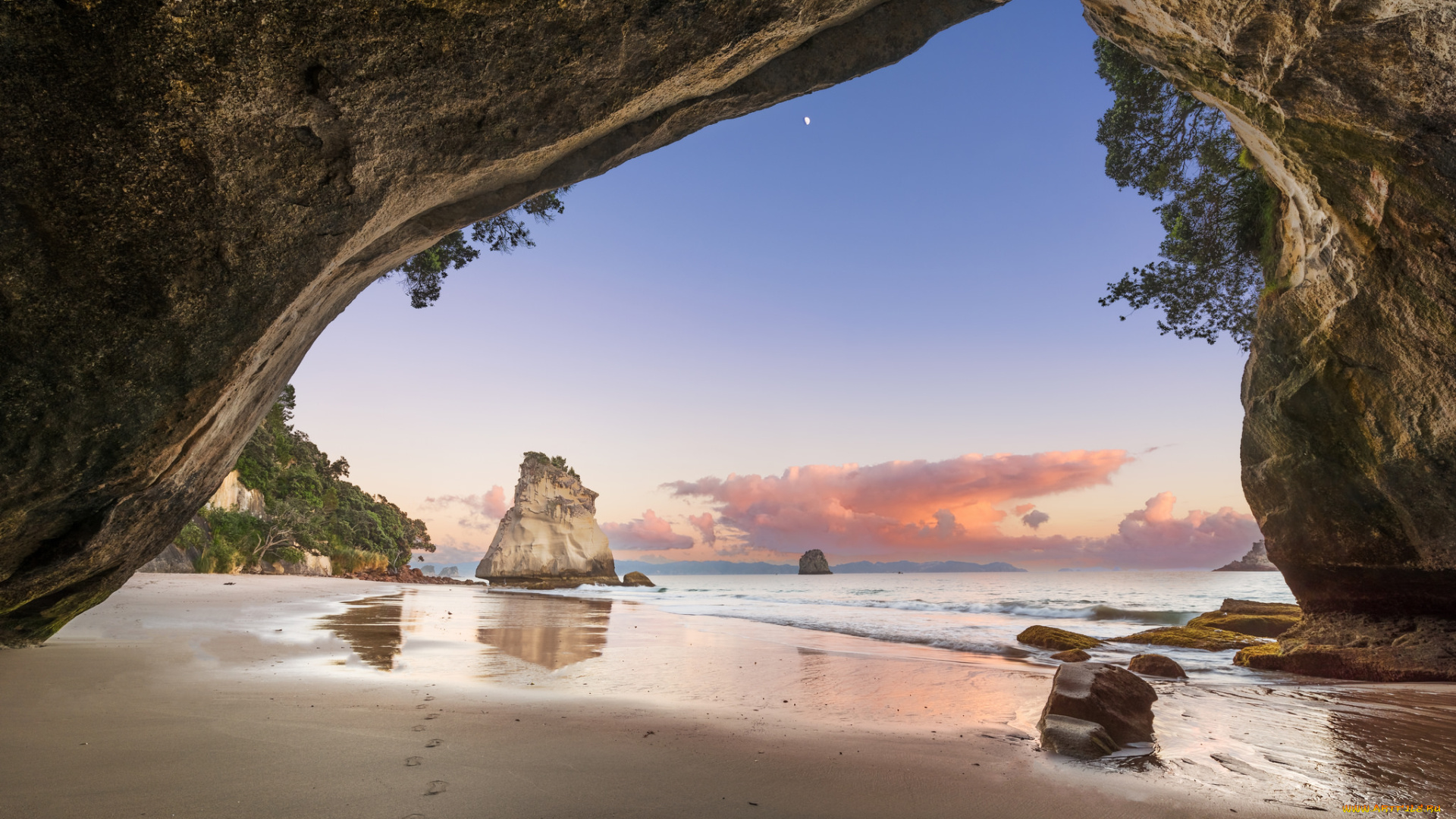 природа, побережье, простор