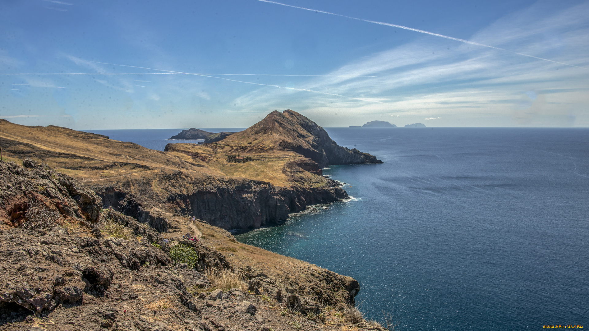 природа, побережье, простор