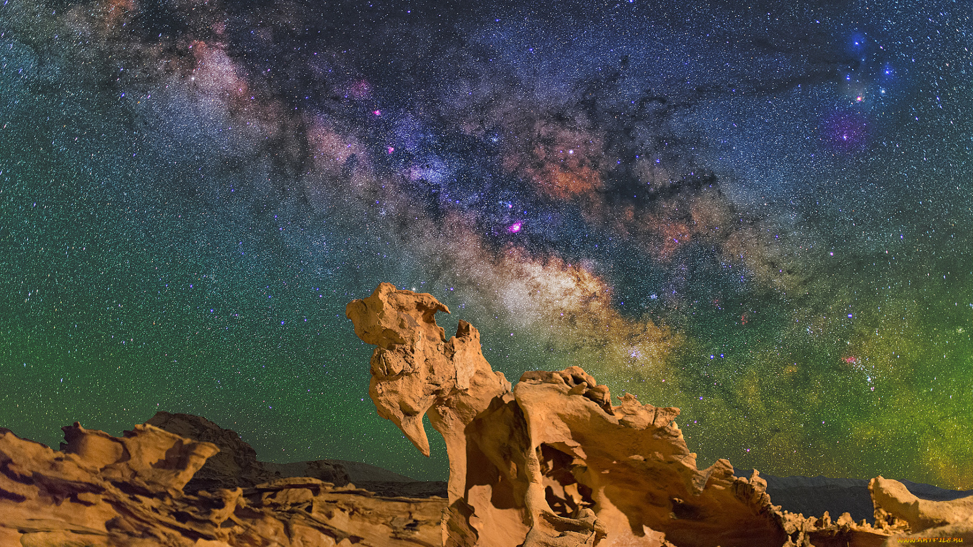 природа, пустыни, простор