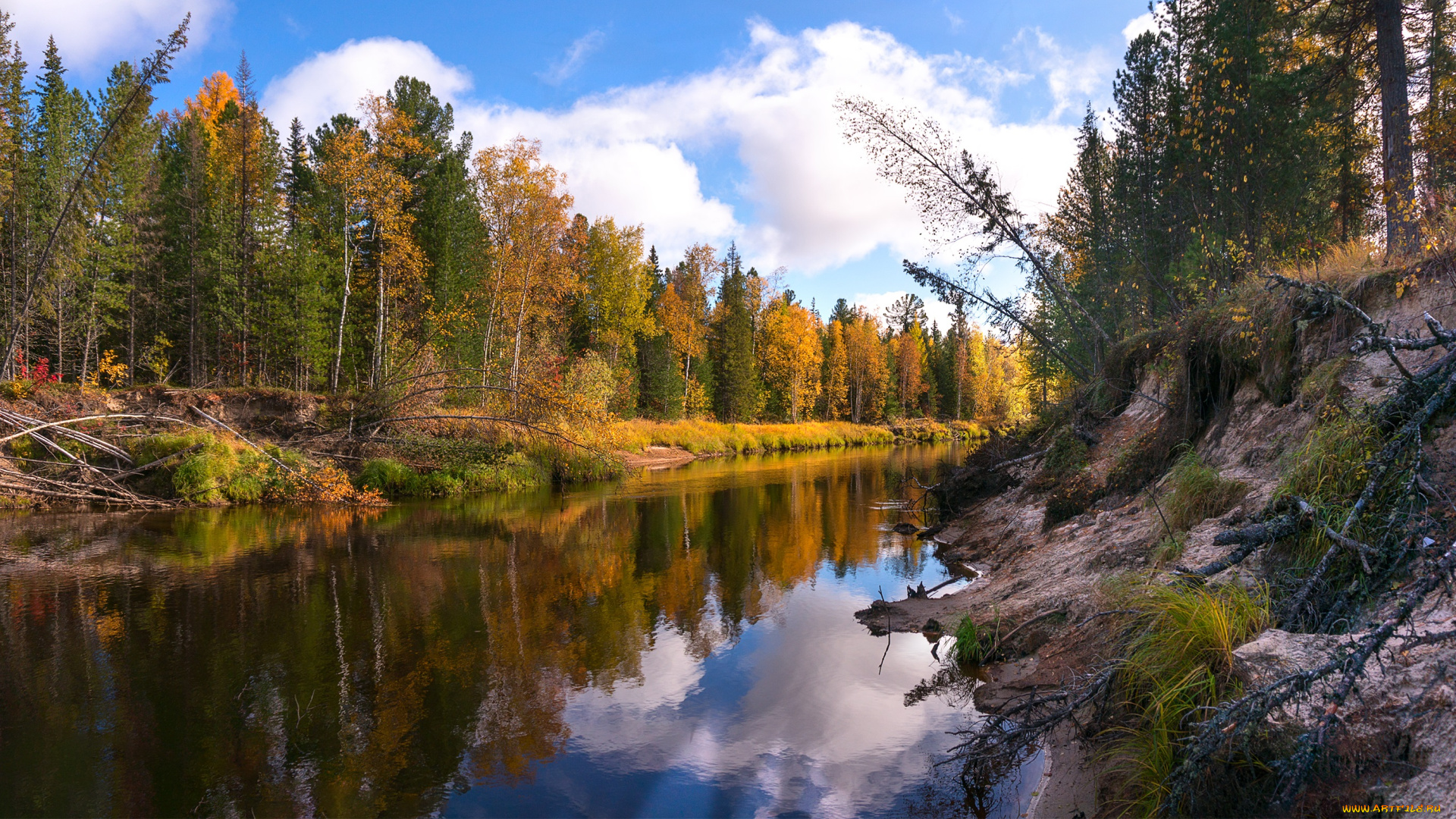 природа, реки, озера, простор
