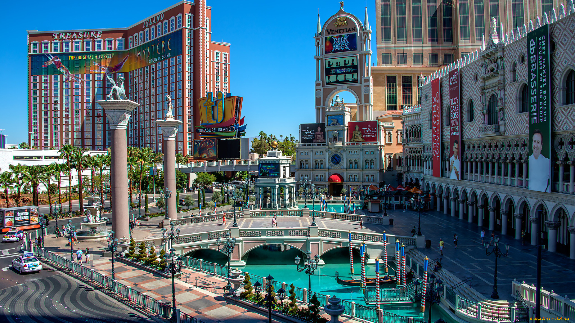 treasure, island, &, the, venetian, , las, vegas, города, лас-вегас, , сша, казино, отель