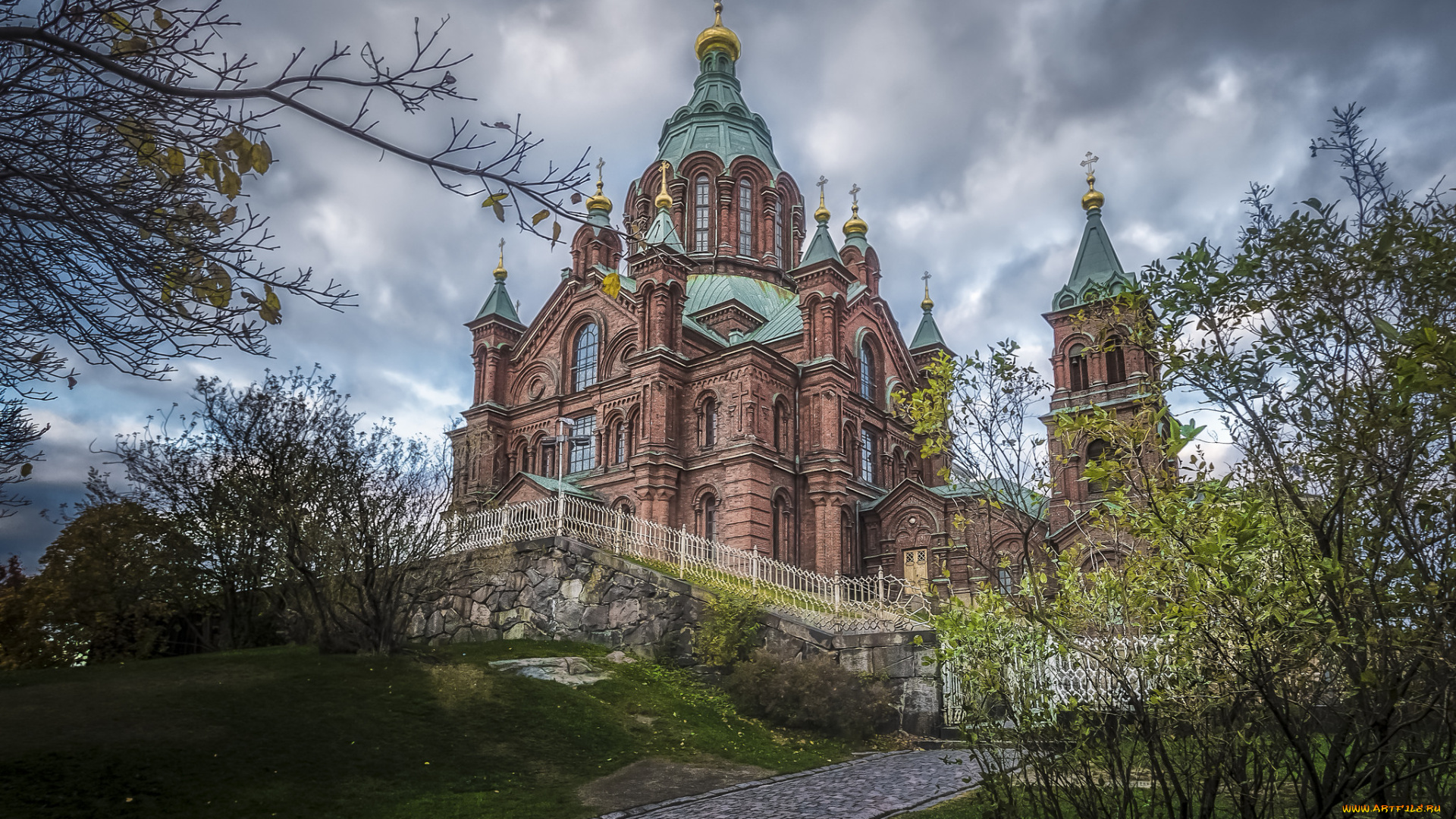 uspenski, cathedral, , the, eastern, orthodox, cathedral, , in, helsinki, , finland, города, хельсинки, , финляндия, храм