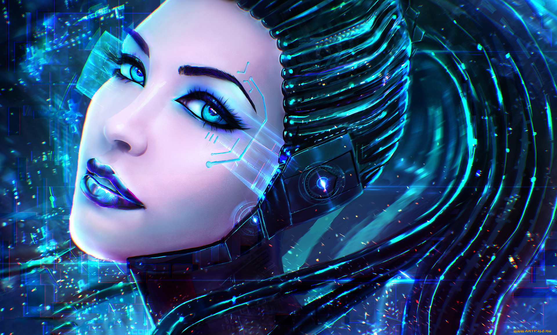 видео, игры, league, of, legends, взгляд, фон, девушка