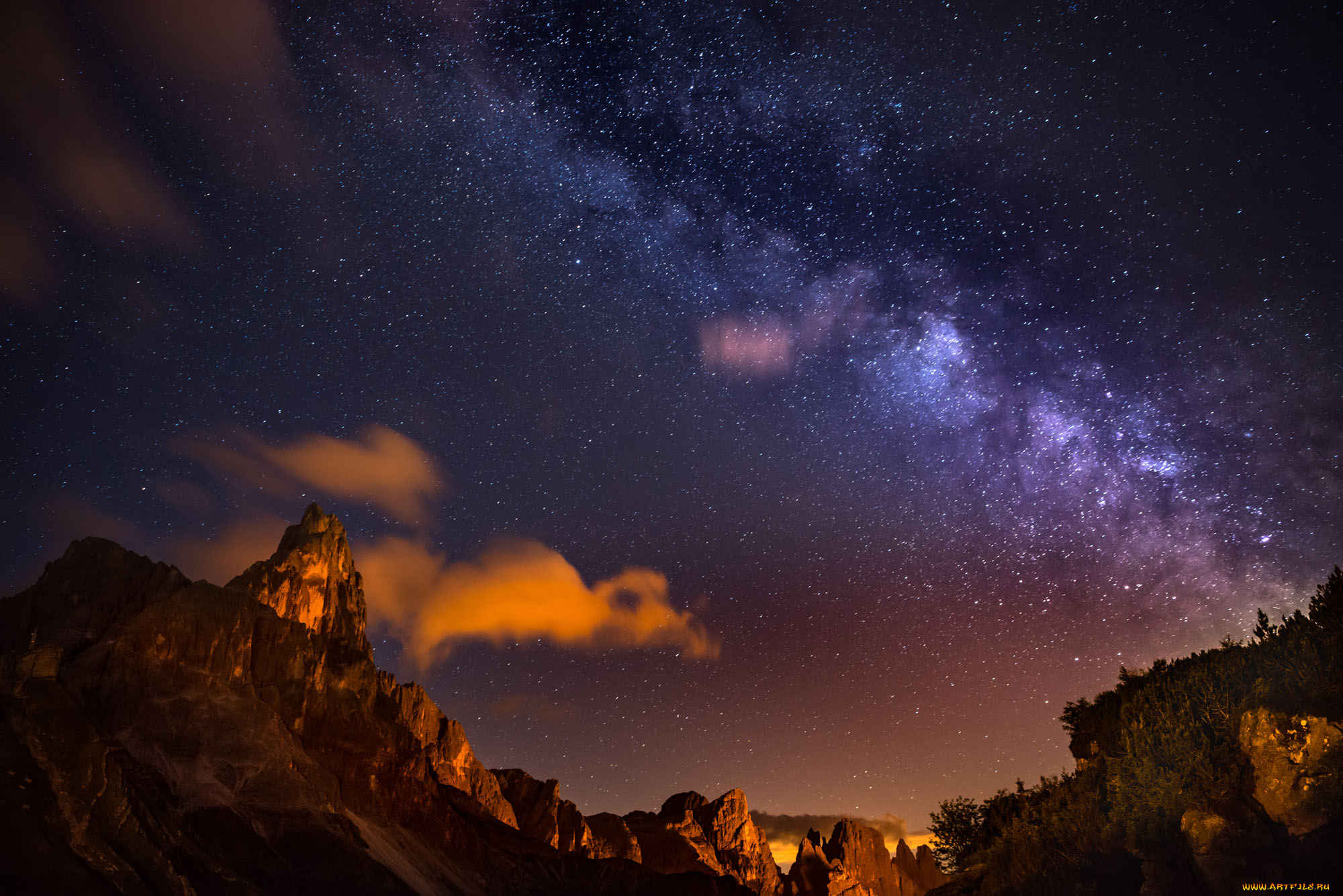 природа, горы, простор