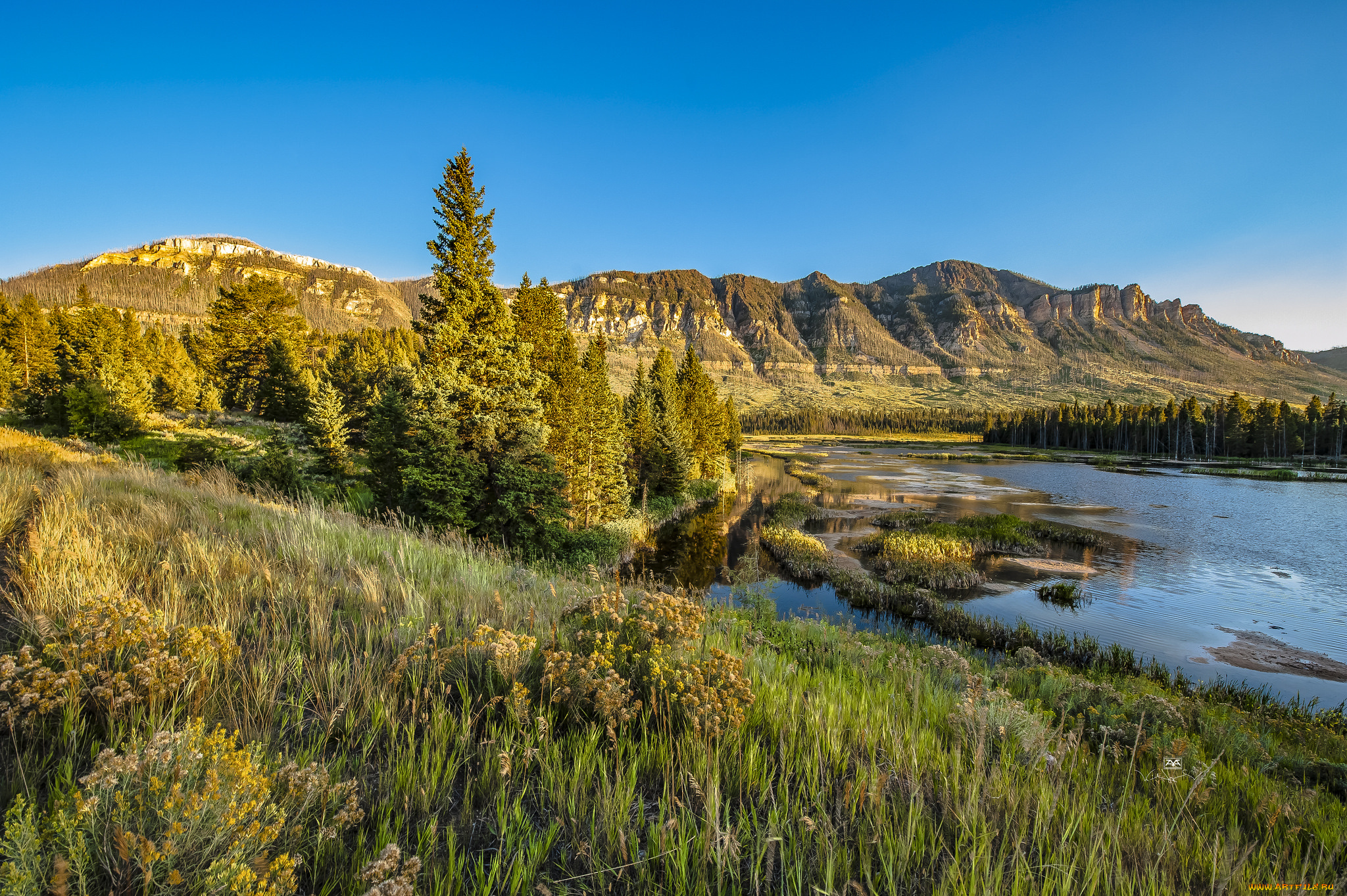 природа, реки, озера, простор