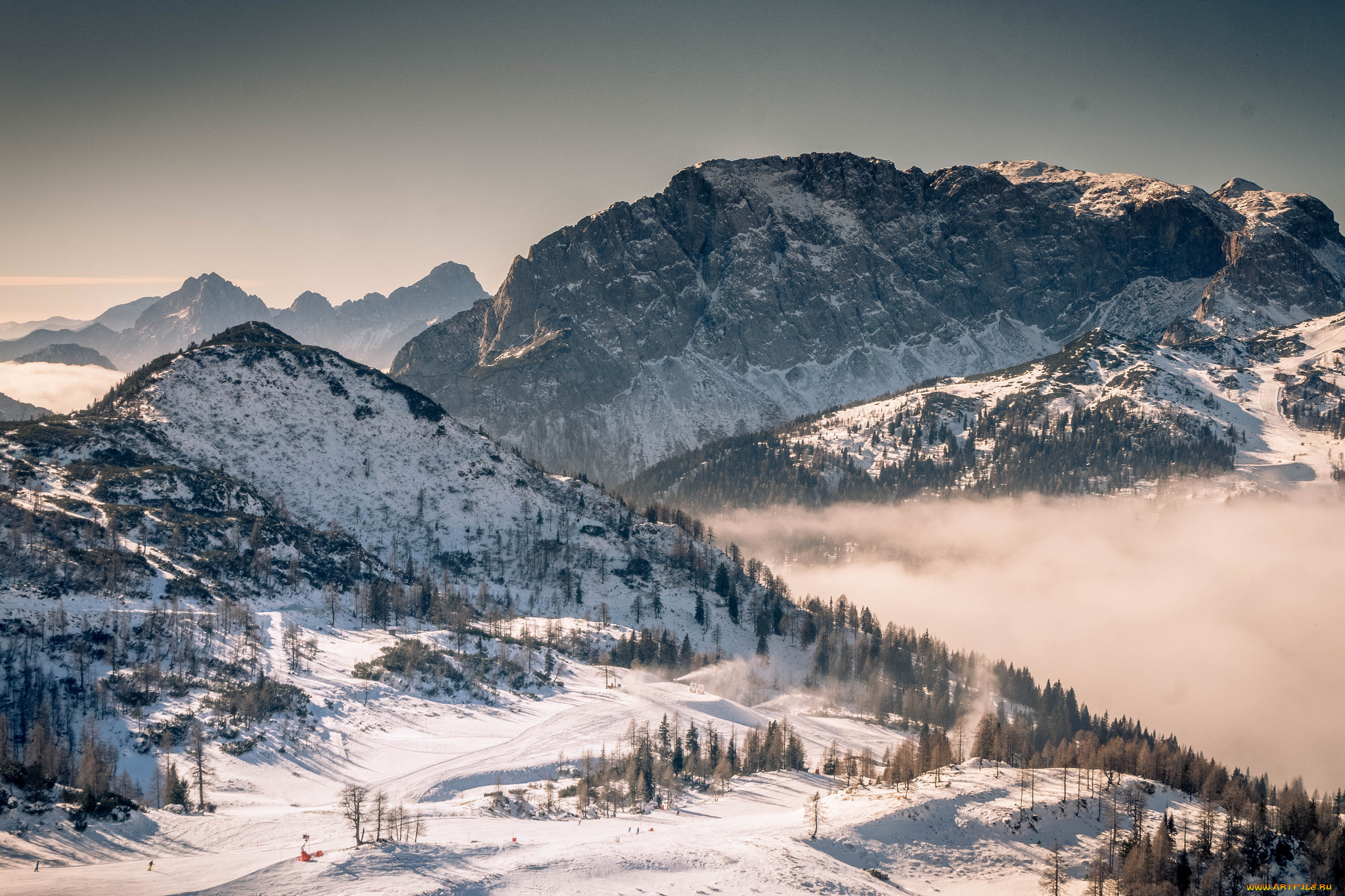 природа, горы, простор