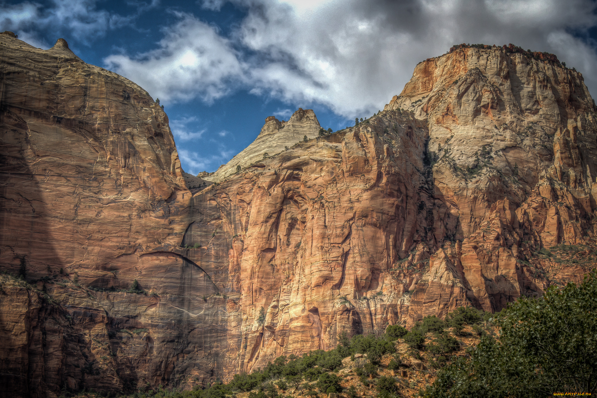 природа, горы, простор