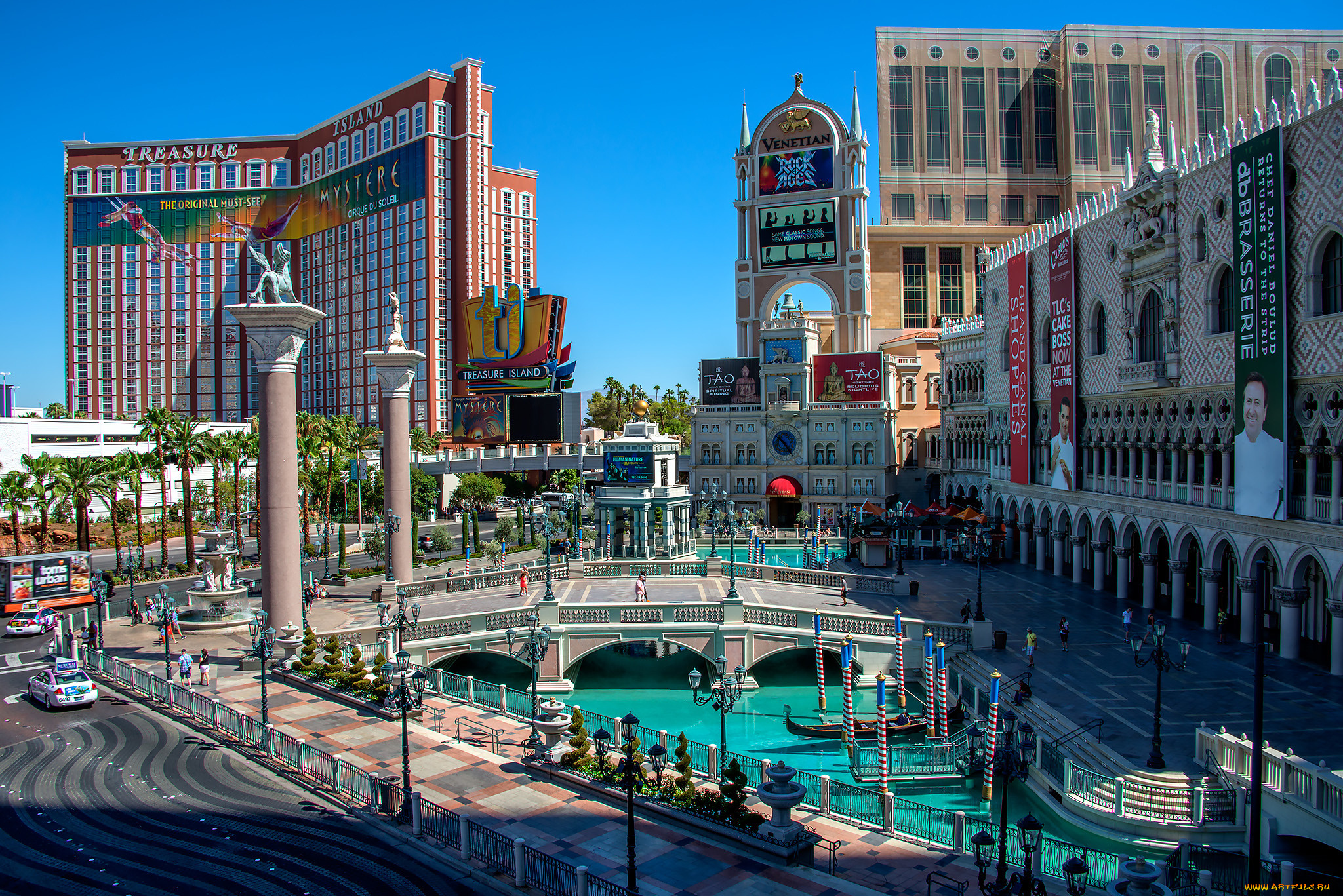 treasure, island, &, the, venetian, , las, vegas, города, лас-вегас, , сша, казино, отель