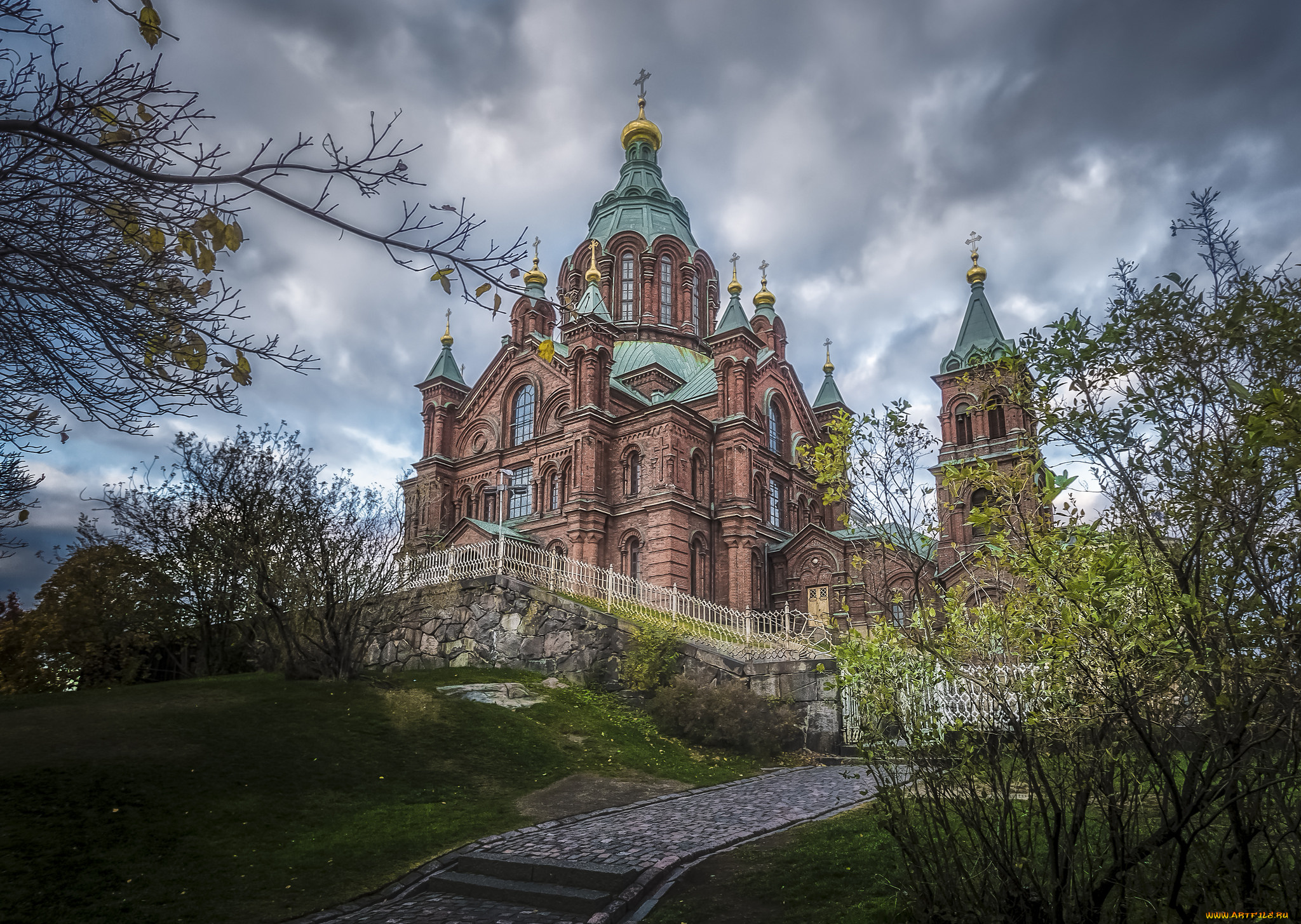 uspenski, cathedral, , the, eastern, orthodox, cathedral, , in, helsinki, , finland, города, хельсинки, , финляндия, храм