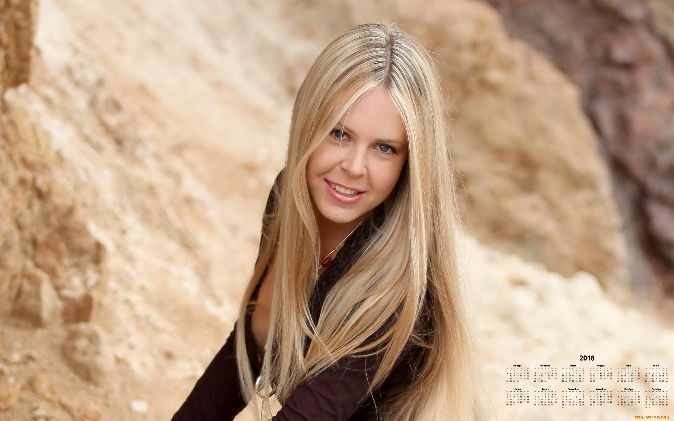 календари, девушки, взгляд, 2018, лицо