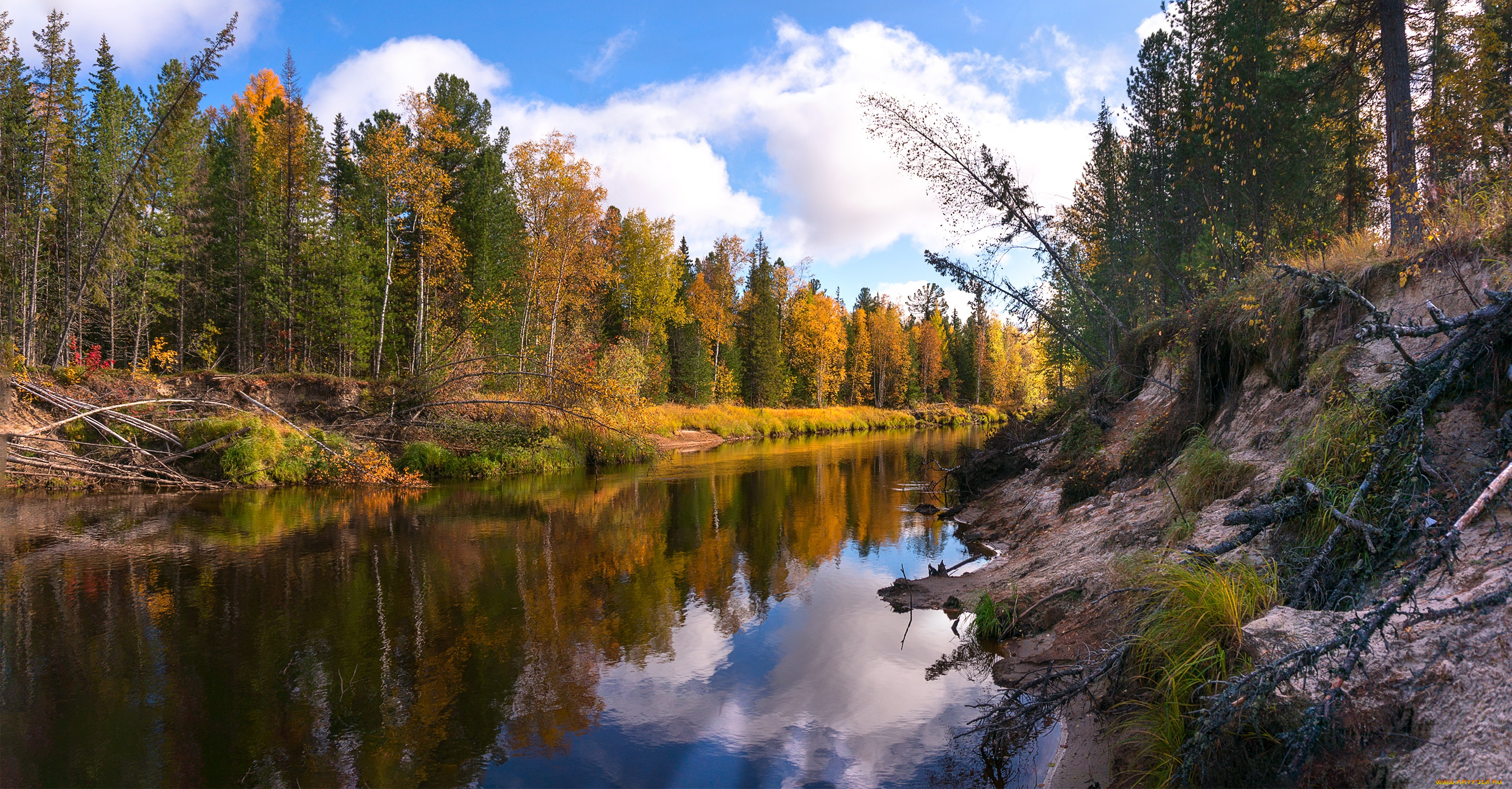 природа, реки, озера, простор